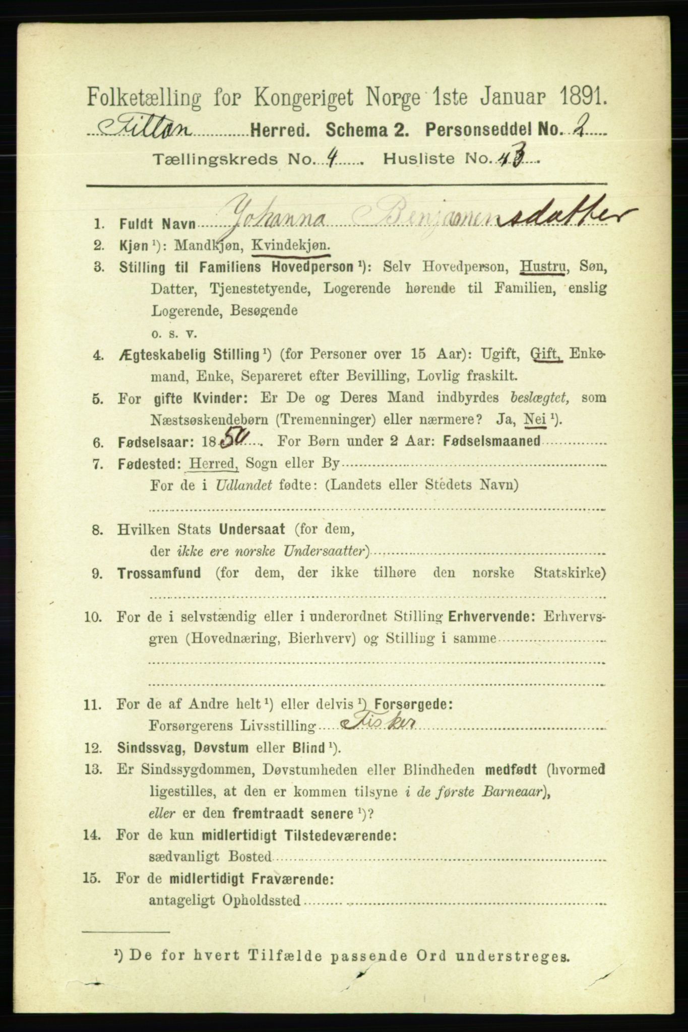 RA, 1891 census for 1616 Fillan, 1891, p. 948