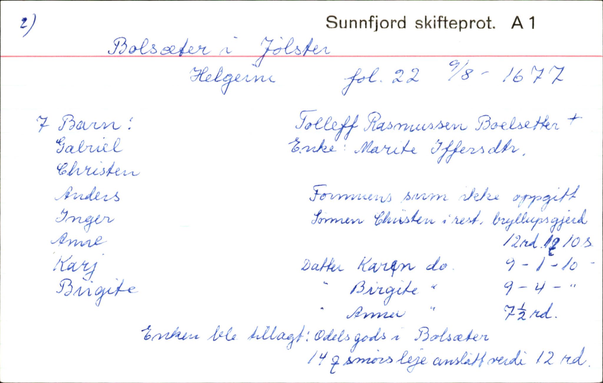 Skiftekort ved Statsarkivet i Bergen, SAB/SKIFTEKORT/003/L0001: Skifteprotokoll nr. 1, 1677-1687, p. 587