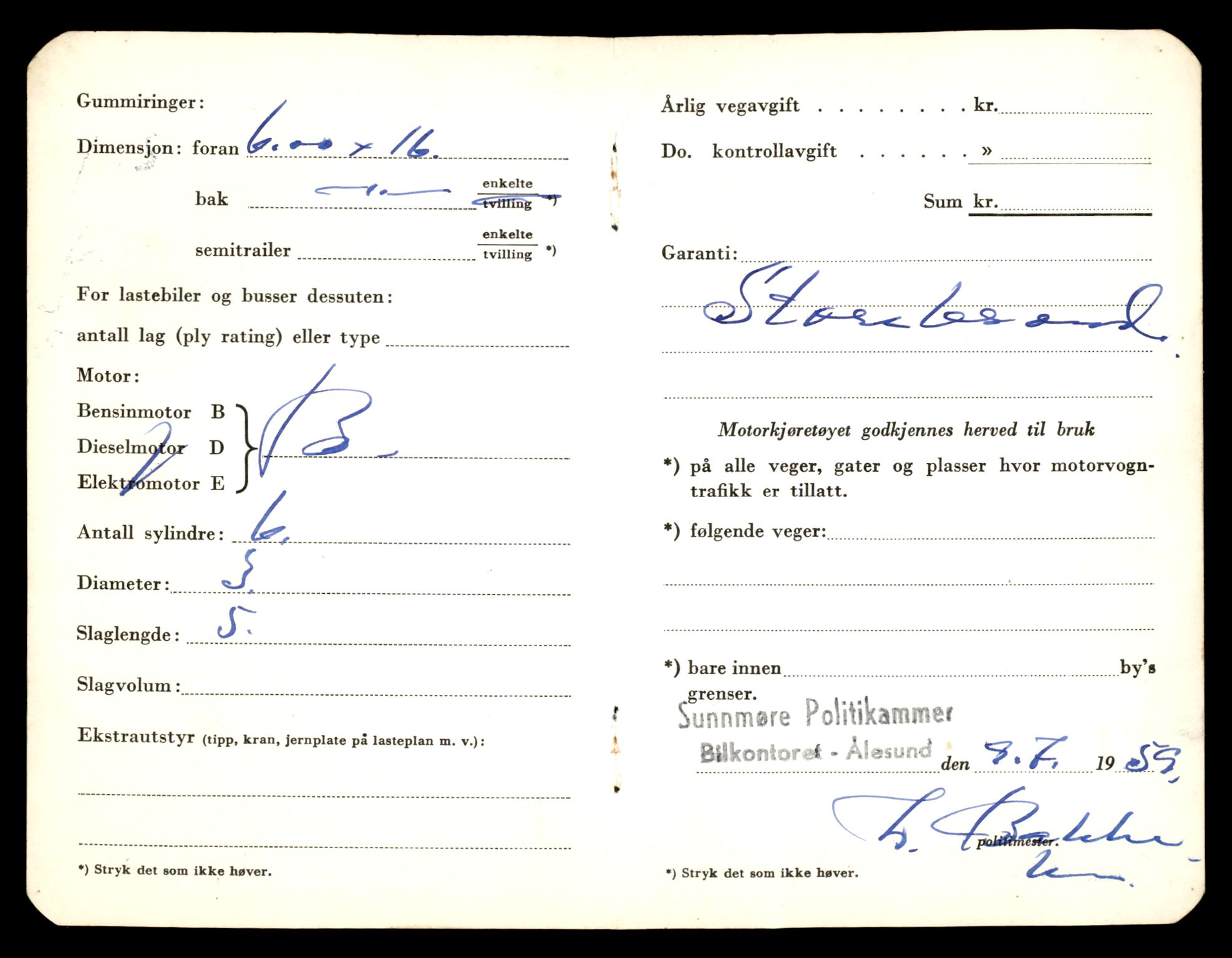Møre og Romsdal vegkontor - Ålesund trafikkstasjon, AV/SAT-A-4099/F/Fe/L0043: Registreringskort for kjøretøy T 14080 - T 14204, 1927-1998, p. 330