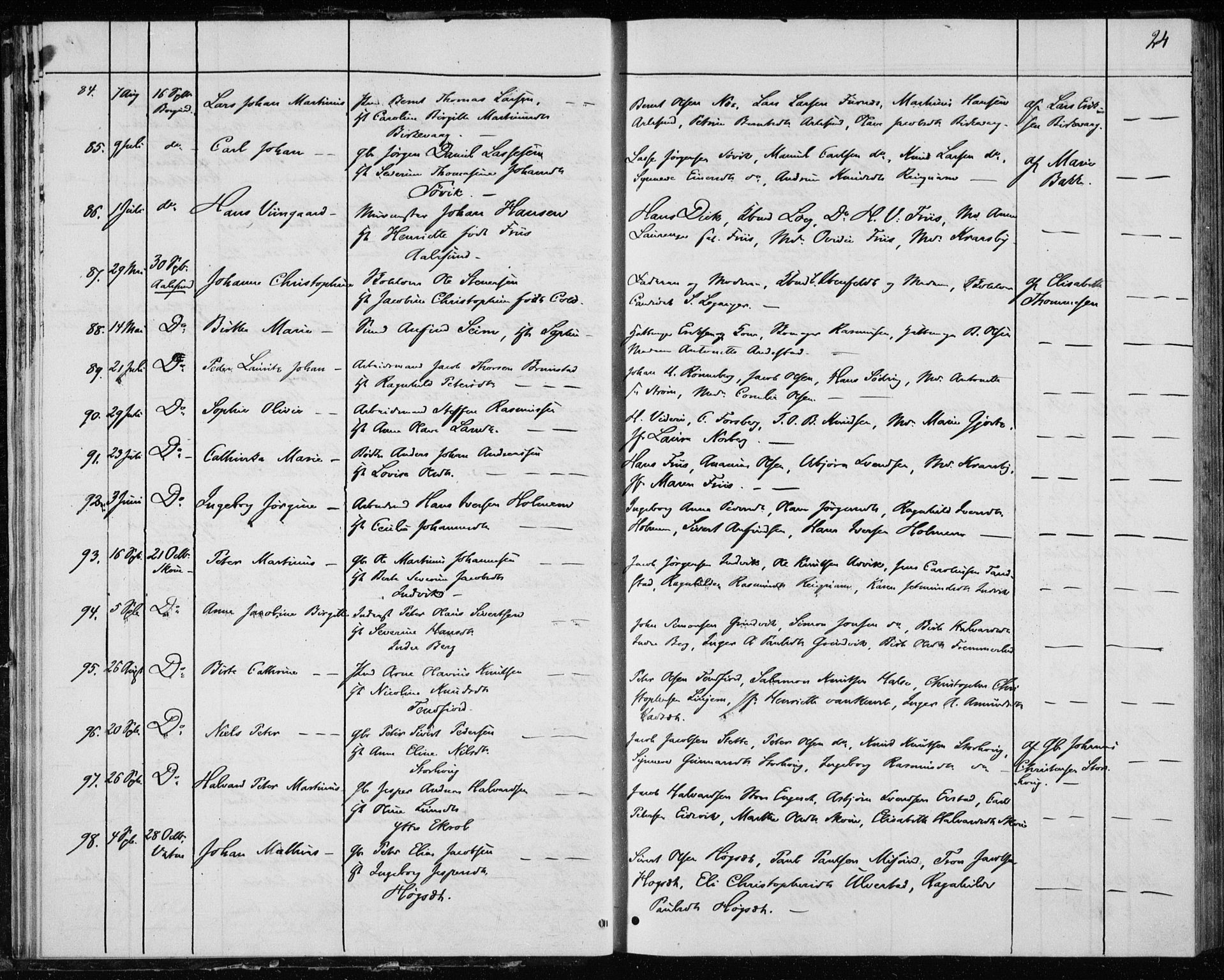 Ministerialprotokoller, klokkerbøker og fødselsregistre - Møre og Romsdal, AV/SAT-A-1454/528/L0416: Curate's parish register no. 528B04, 1853-1857, p. 24