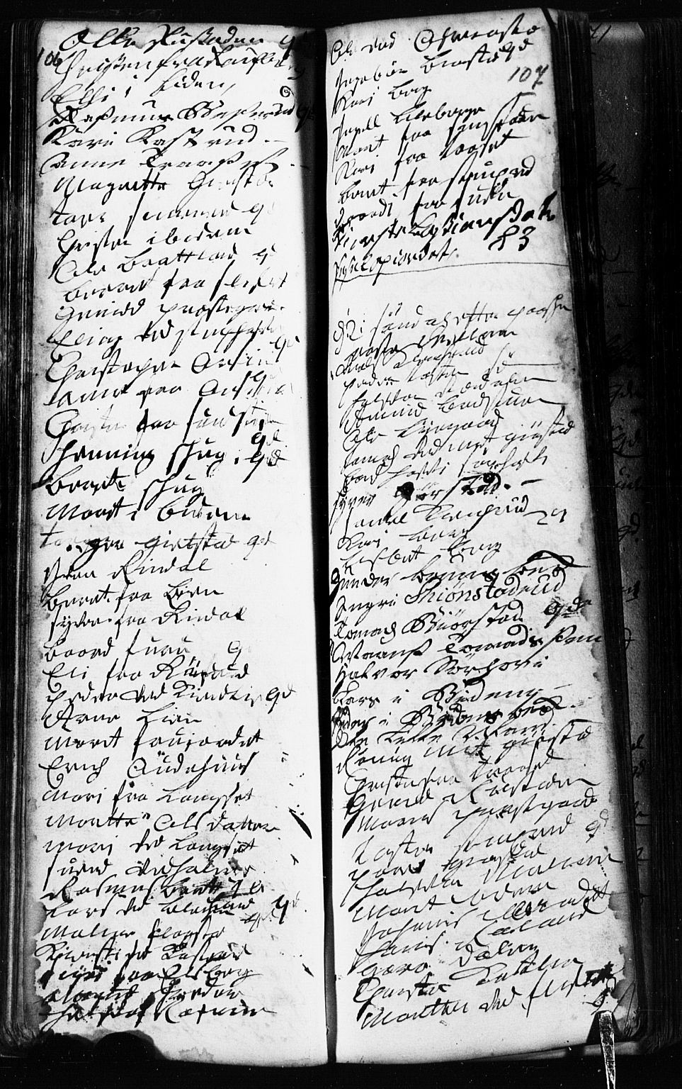 Fåberg prestekontor, AV/SAH-PREST-086/H/Ha/Hab/L0002: Parish register (copy) no. 2, 1741-1756, p. 106-107