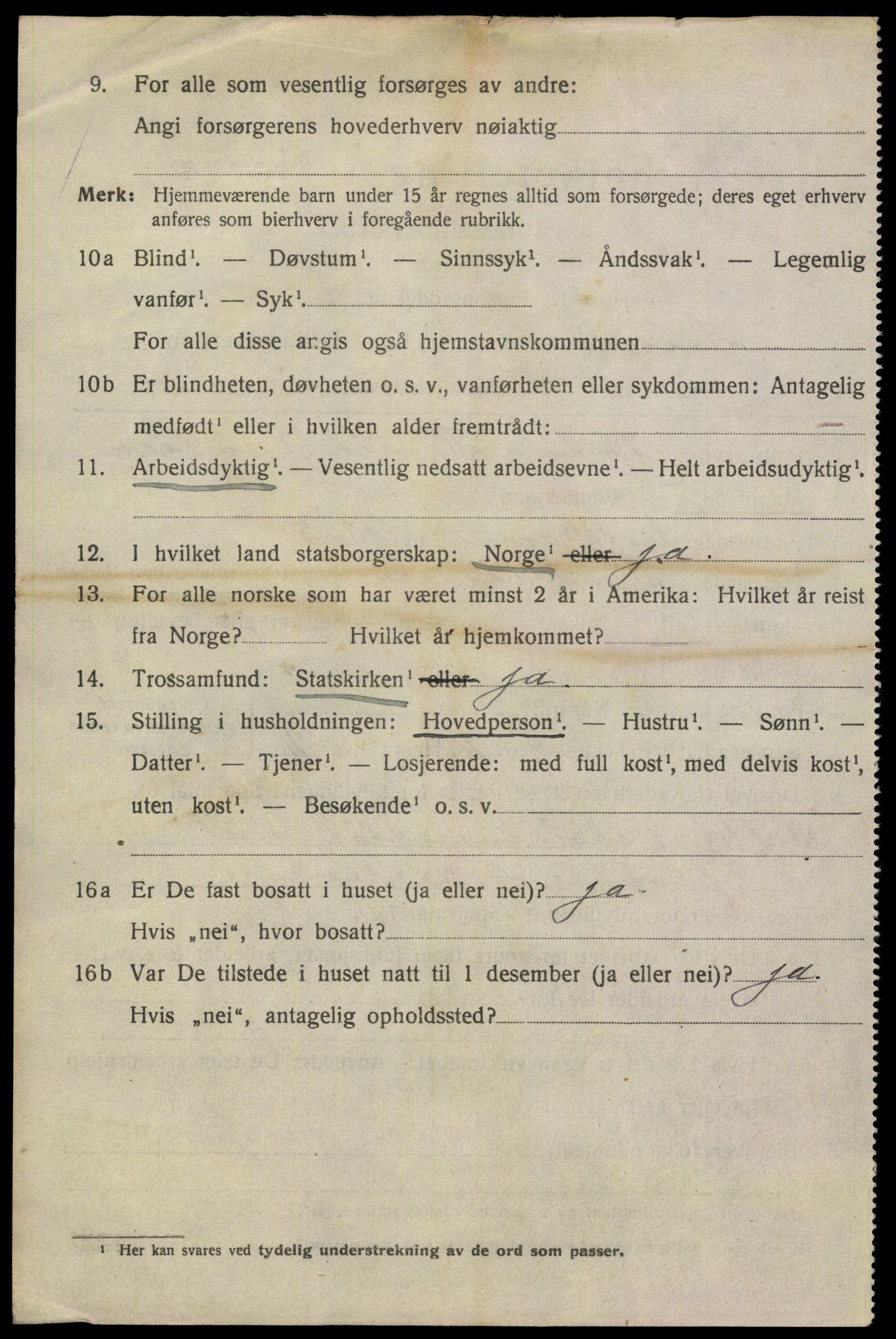 SAKO, 1920 census for Porsgrunn, 1920, p. 14436