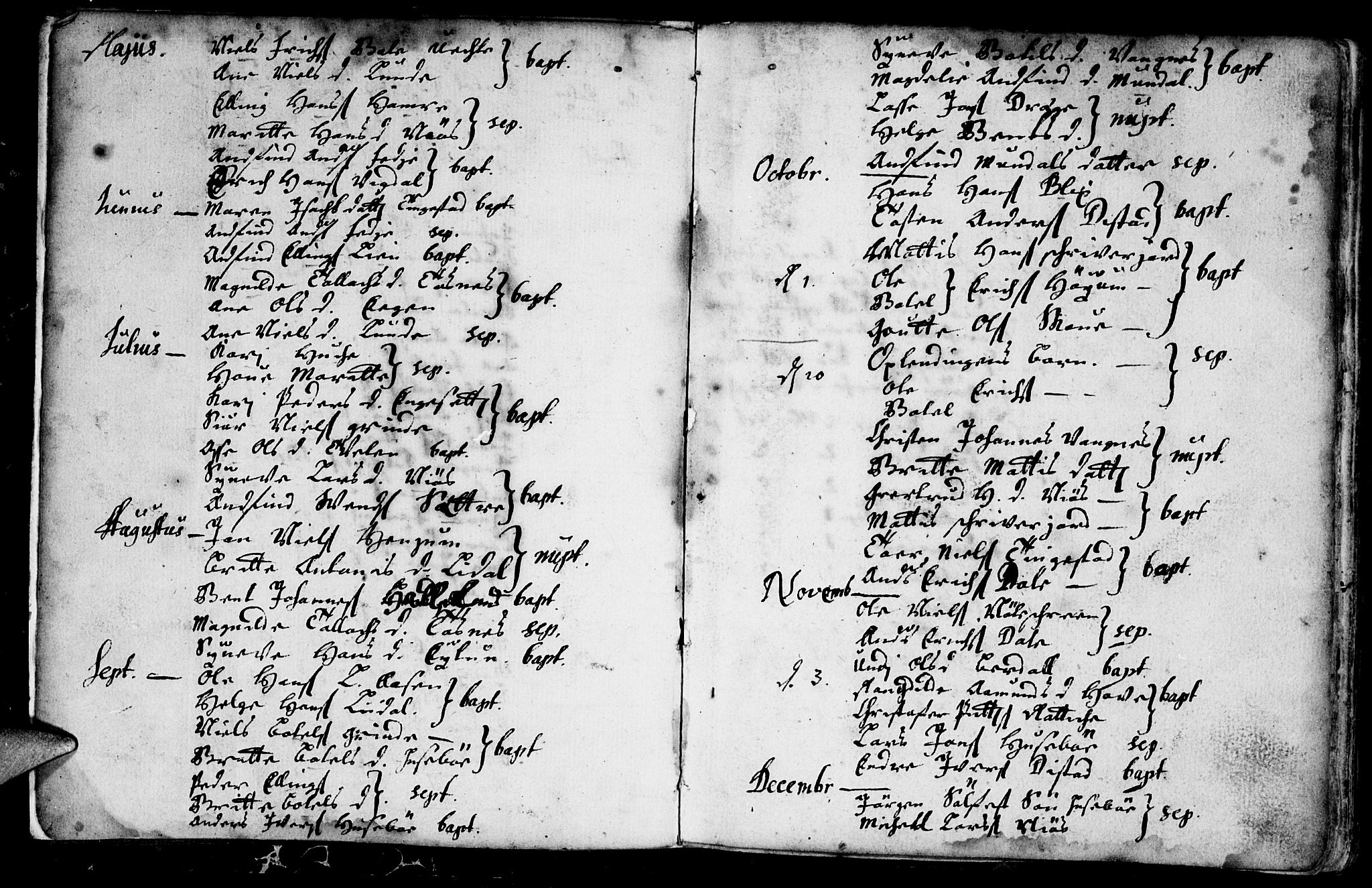 Leikanger sokneprestembete, SAB/A-81001: Parish register (official) no. A 1, 1690-1734, p. 4