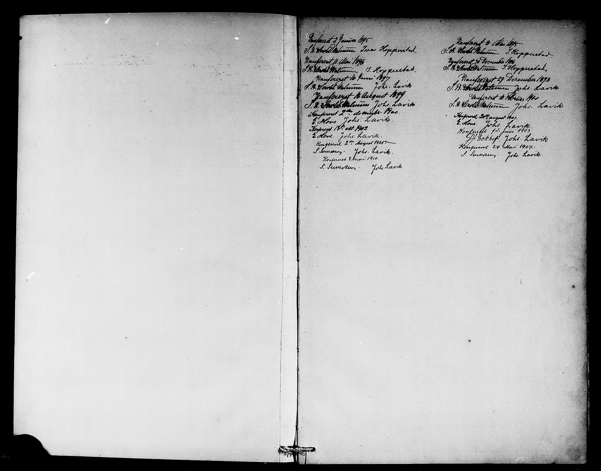 Vik sokneprestembete, AV/SAB-A-81501/H/Hab/Habb/L0003: Parish register (copy) no. B 3, 1894-1912