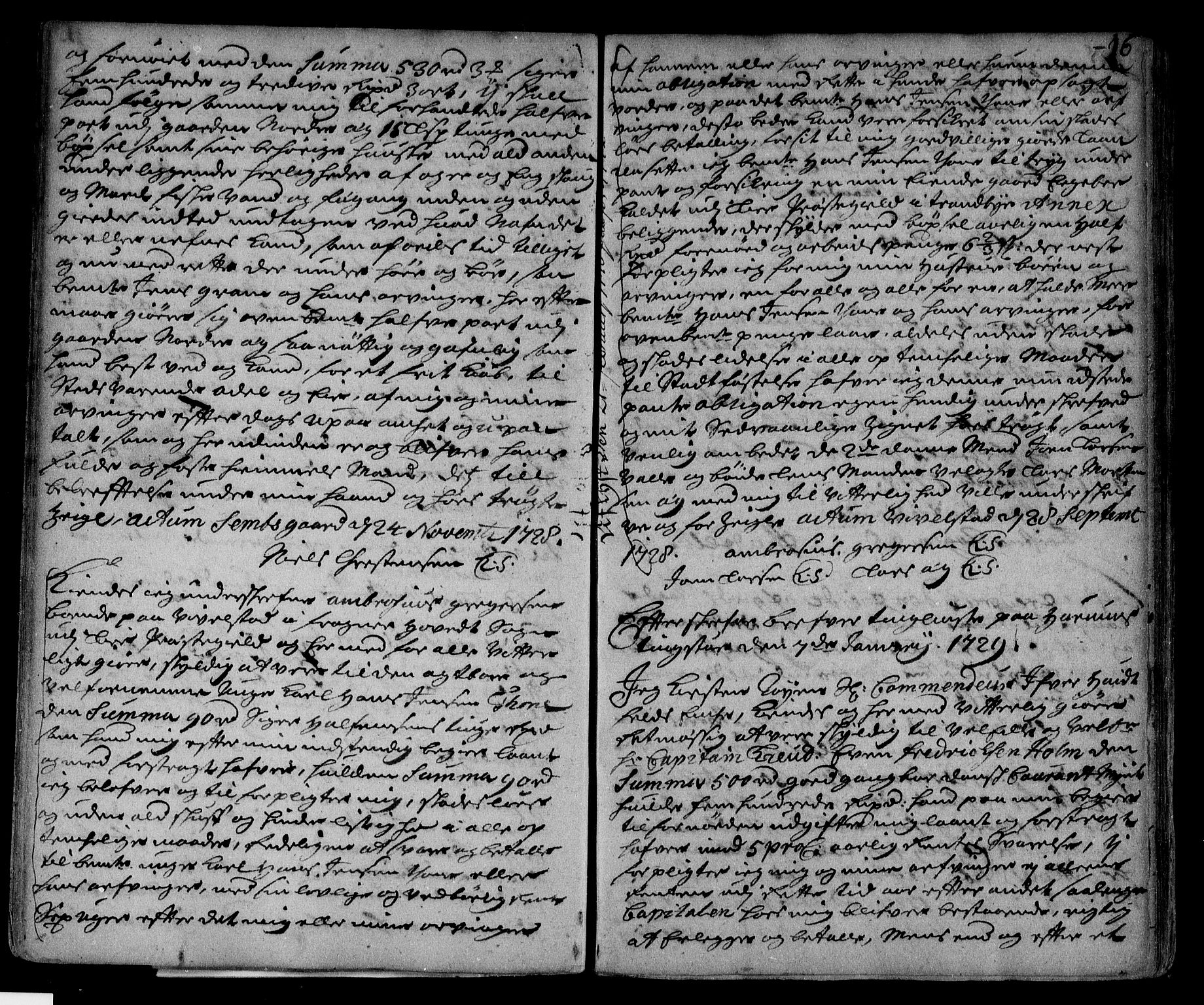 Lier, Røyken og Hurum sorenskriveri, AV/SAKO-A-89/G/Ga/Gaa/L0002: Mortgage book no. II, 1725-1755, p. 16