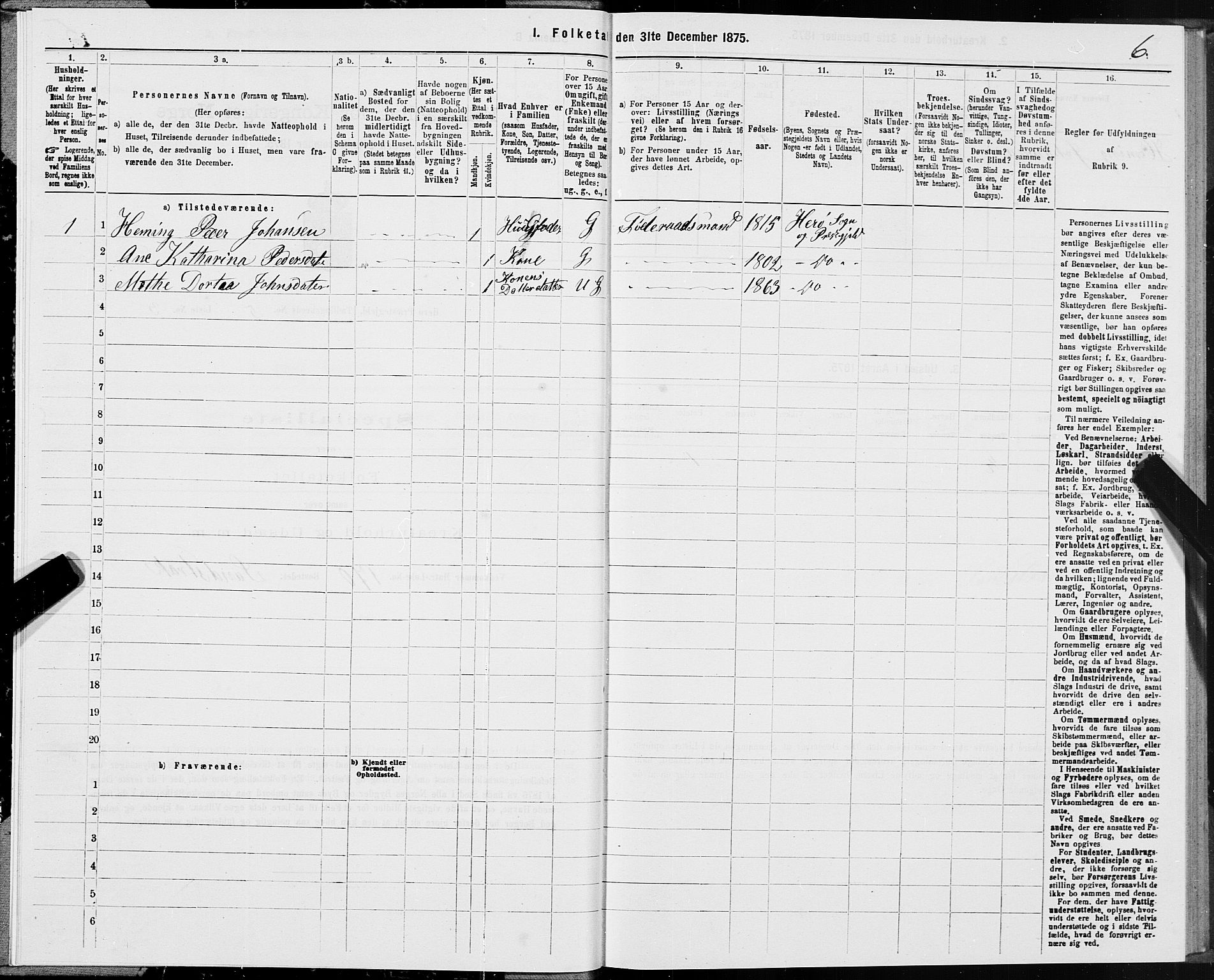 SAT, 1875 census for 1818P Herøy, 1875, p. 4006