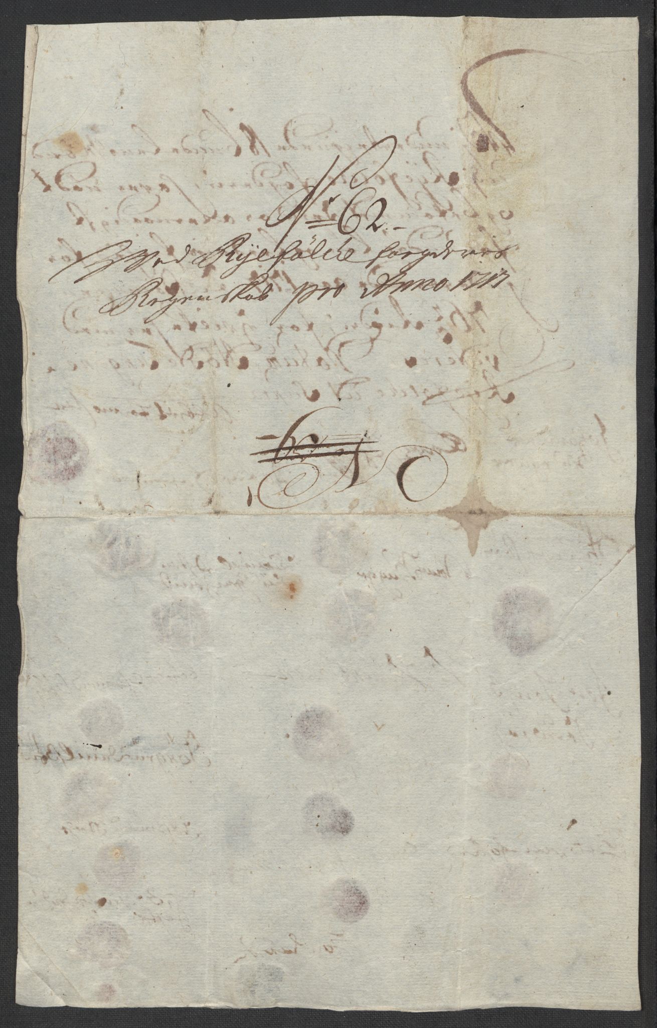 Rentekammeret inntil 1814, Reviderte regnskaper, Fogderegnskap, AV/RA-EA-4092/R47/L2870: Fogderegnskap Ryfylke, 1717, p. 304