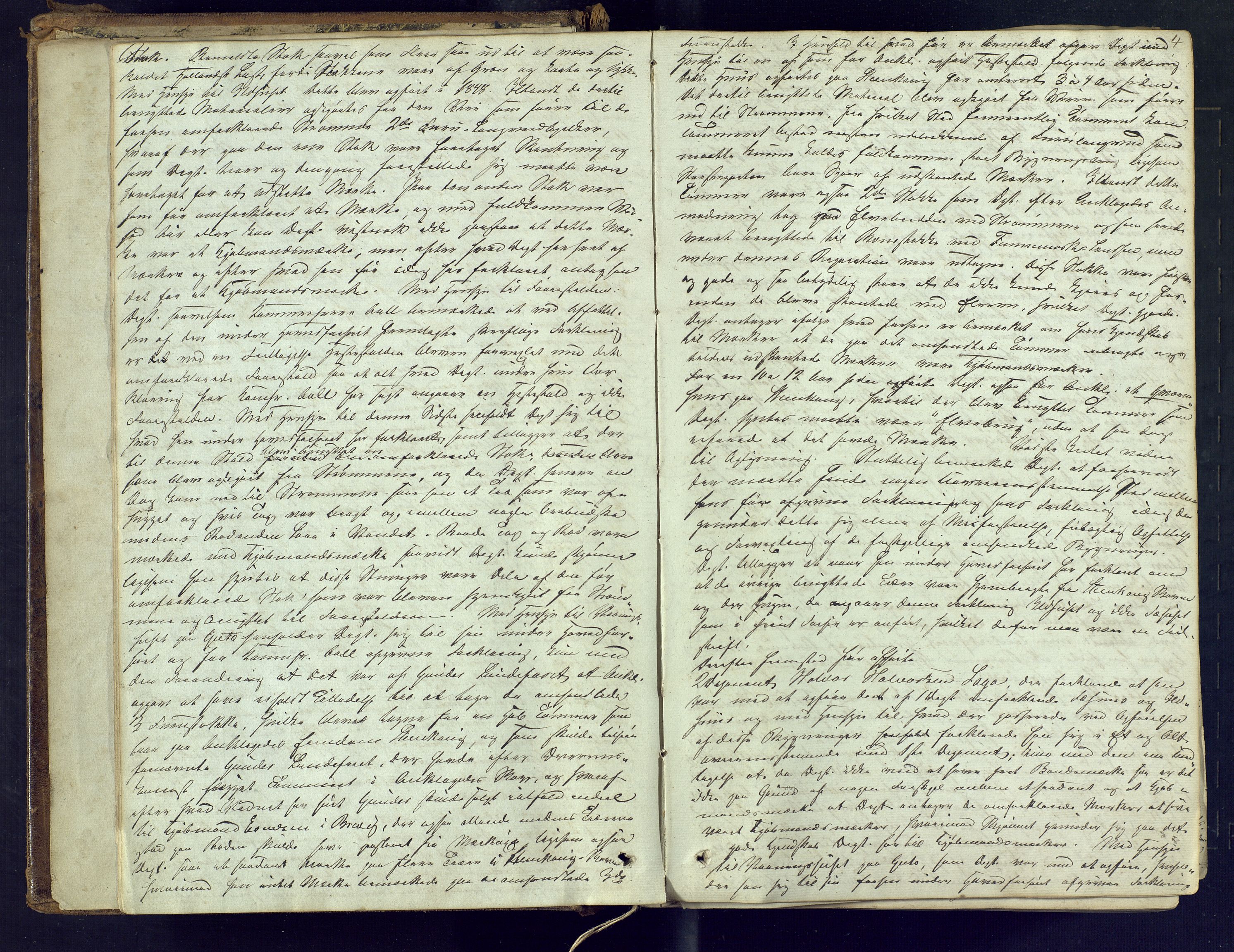 Nedre Telemark sorenskriveri, AV/SAKO-A-135/F/Fc/Fca/L0010: Ekstrarettsprotokoll, 1850-1858, p. 4