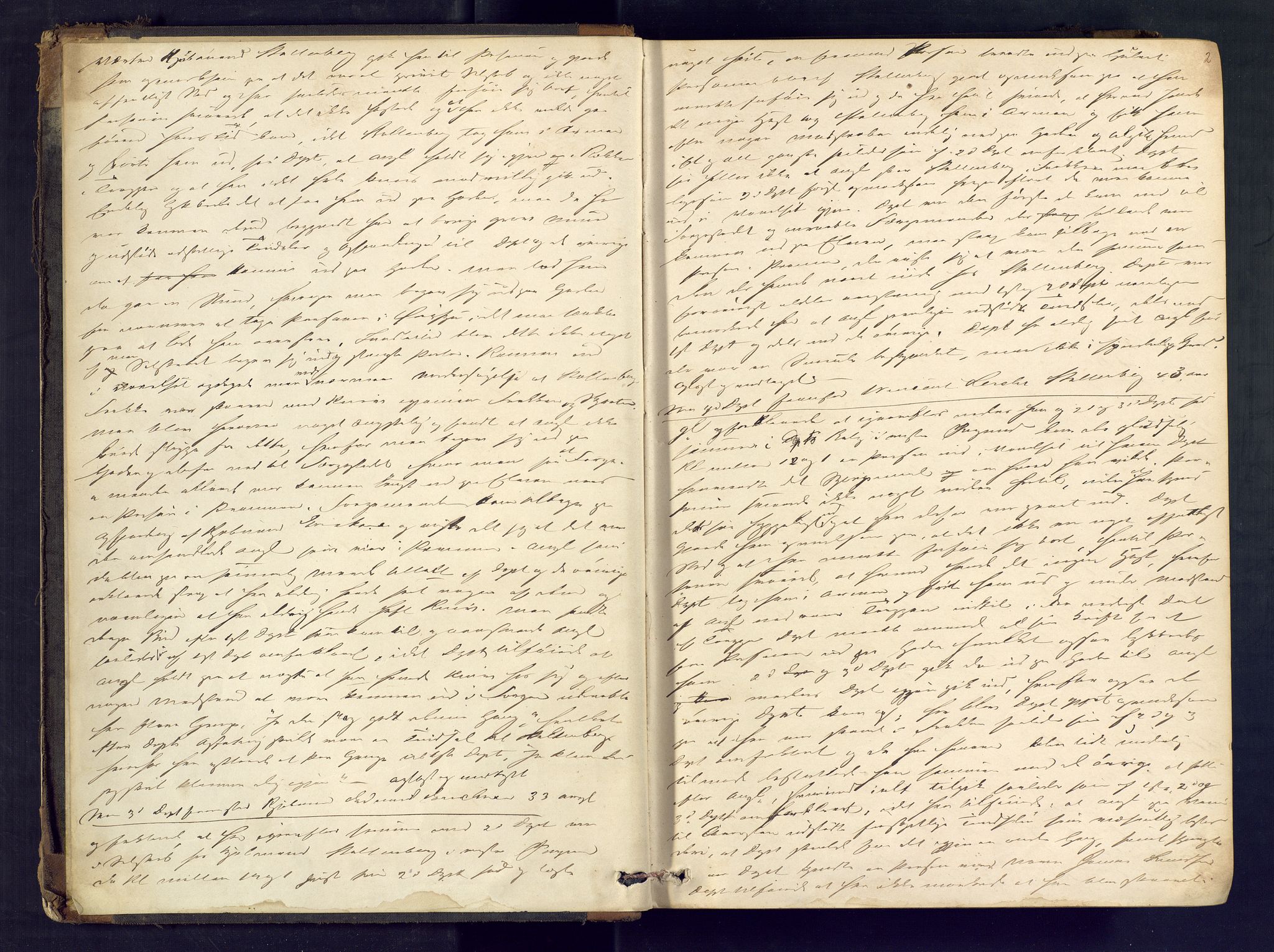 Porsgrunn byfogd, AV/SAKO-A-106/F/Fc/L0009: Ekstrarettsprotokoll - J, 1874-1877, p. 2