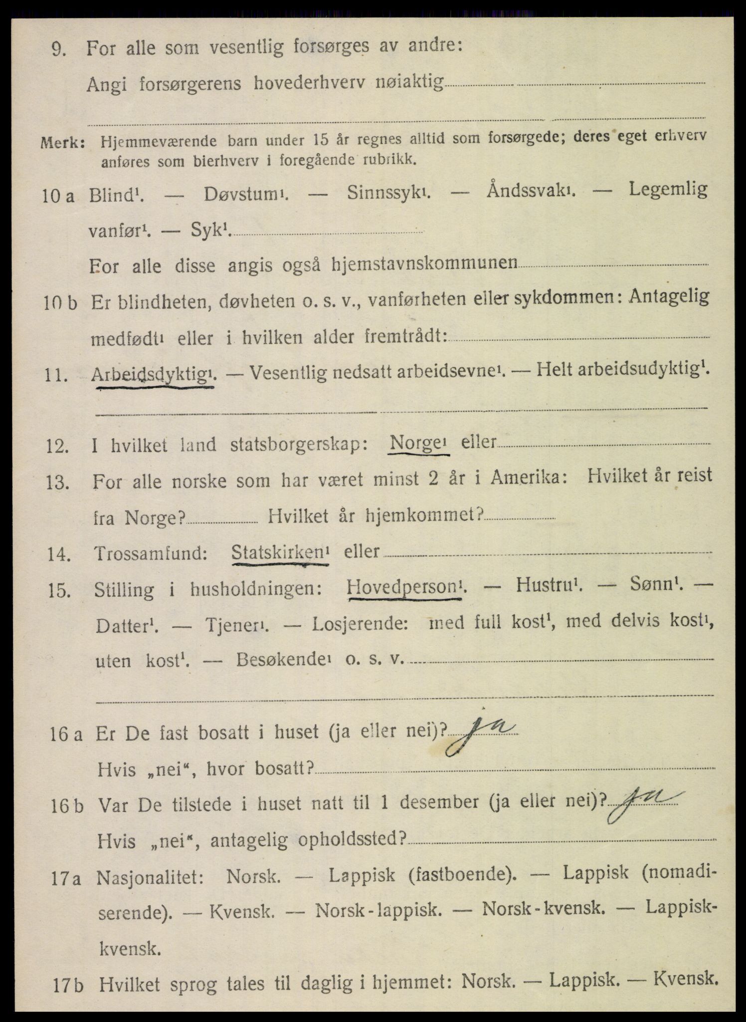 SAT, 1920 census for Vega, 1920, p. 1938