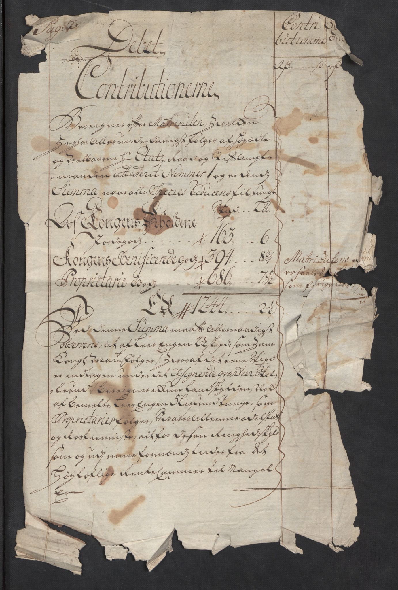 Rentekammeret inntil 1814, Reviderte regnskaper, Fogderegnskap, AV/RA-EA-4092/R12/L0725: Fogderegnskap Øvre Romerike, 1716, p. 4