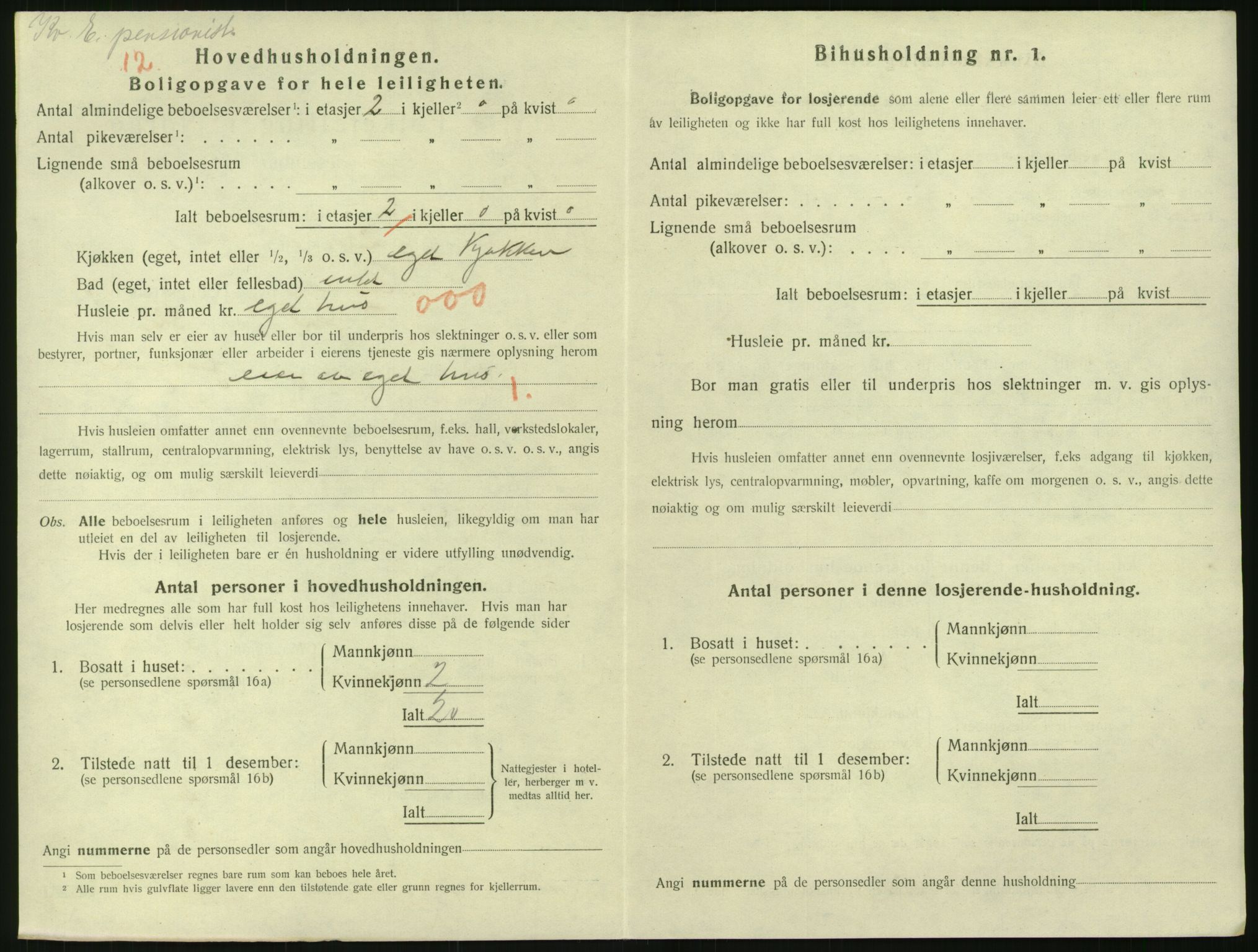 SAK, 1920 census for Risør, 1920, p. 1840