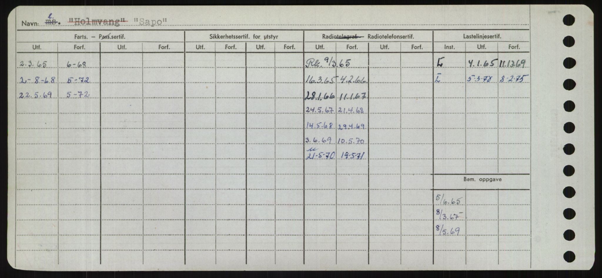 Sjøfartsdirektoratet med forløpere, Skipsmålingen, RA/S-1627/H/Hd/L0032: Fartøy, San-Seve, p. 178