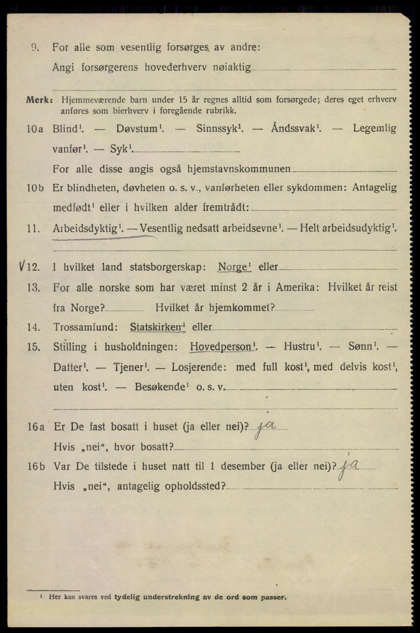 SAO, 1920 census for Kristiania, 1920, p. 445698