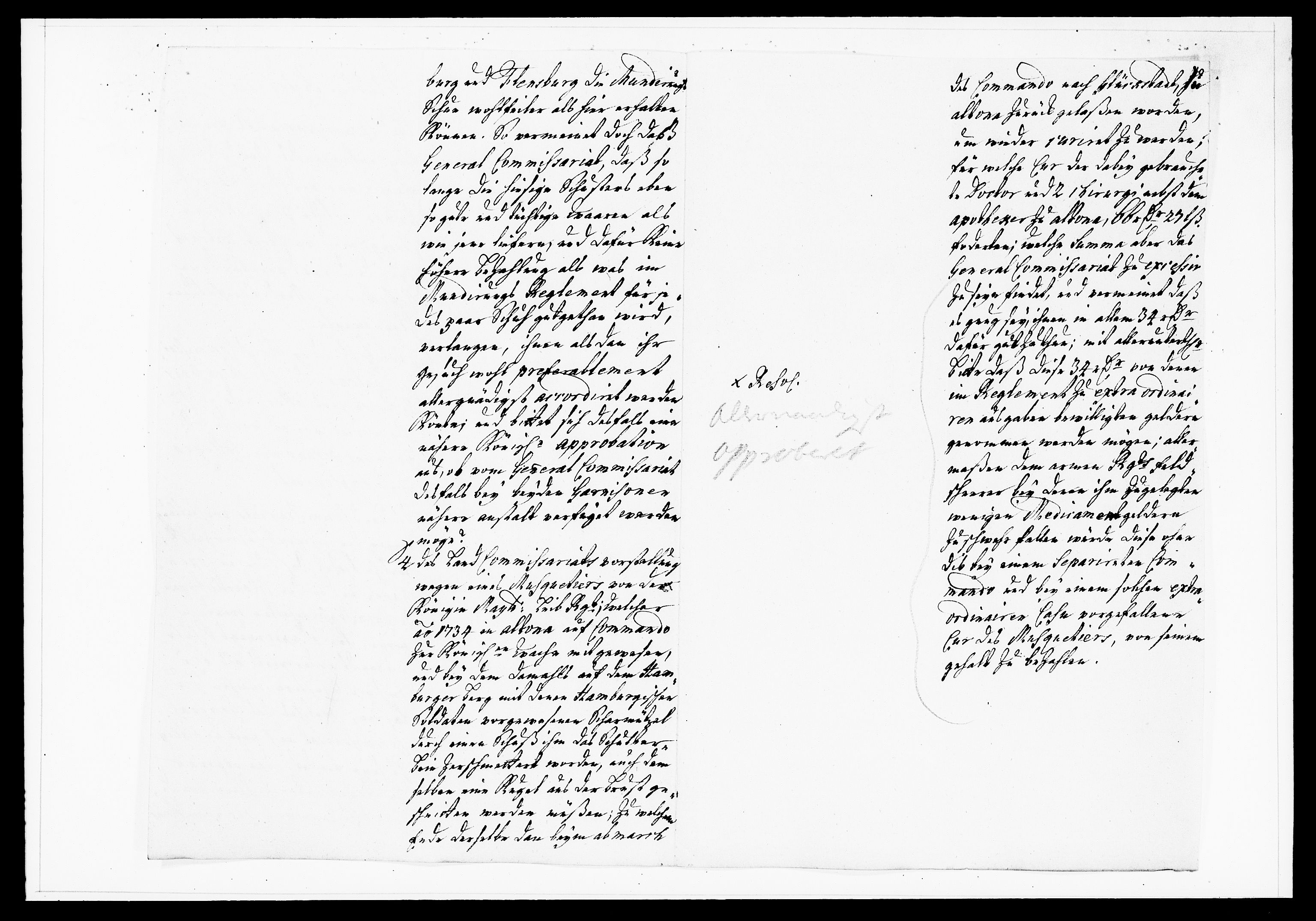 Krigskollegiet, Krigskancelliet, DRA/A-0006/-/1130-1137: Refererede sager, 1736, p. 23