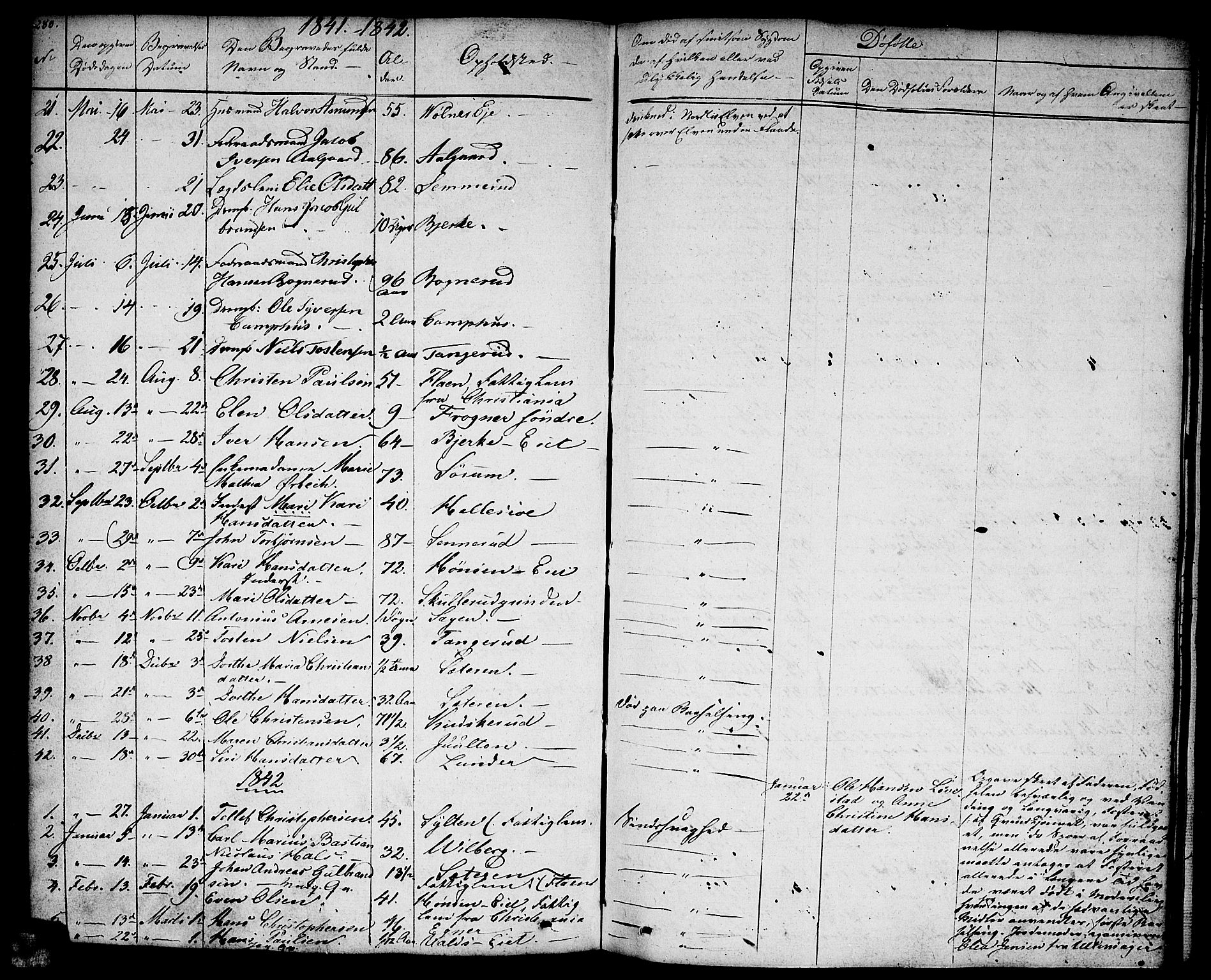 Sørum prestekontor Kirkebøker, AV/SAO-A-10303/F/Fa/L0004: Parish register (official) no. I 4, 1829-1845, p. 280
