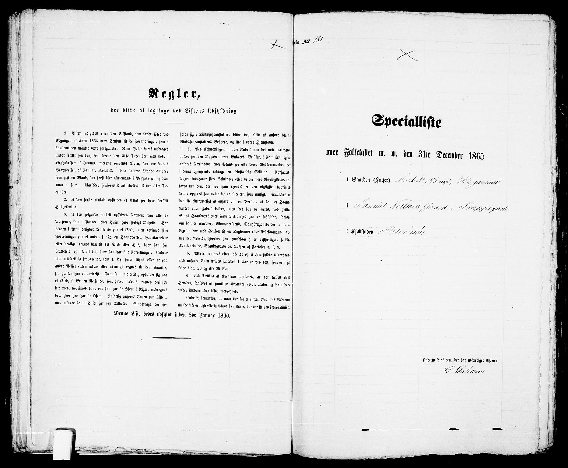 RA, 1865 census for Risør/Risør, 1865, p. 373