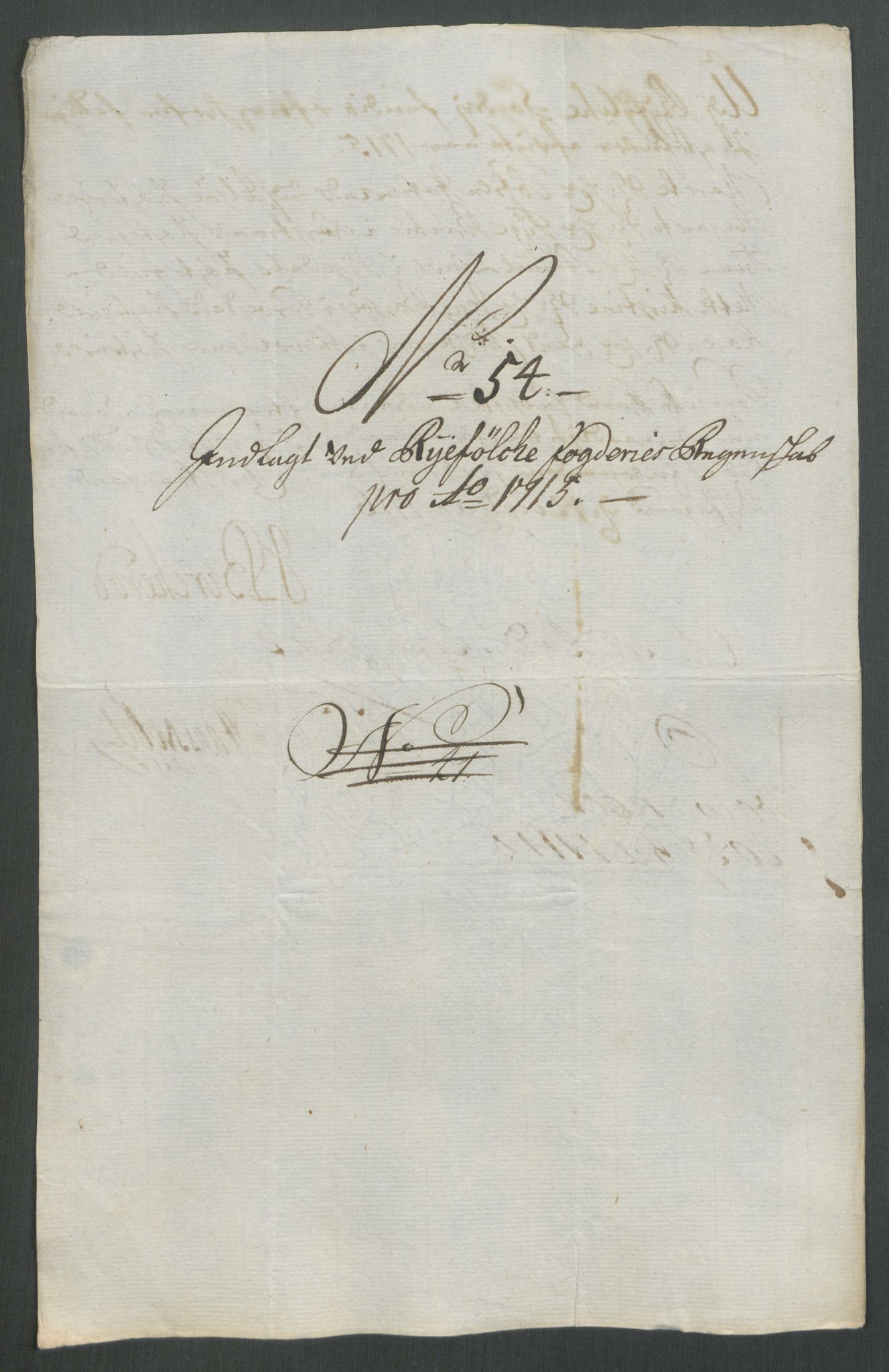 Rentekammeret inntil 1814, Reviderte regnskaper, Fogderegnskap, RA/EA-4092/R47/L2868: Fogderegnskap Ryfylke, 1715, p. 321
