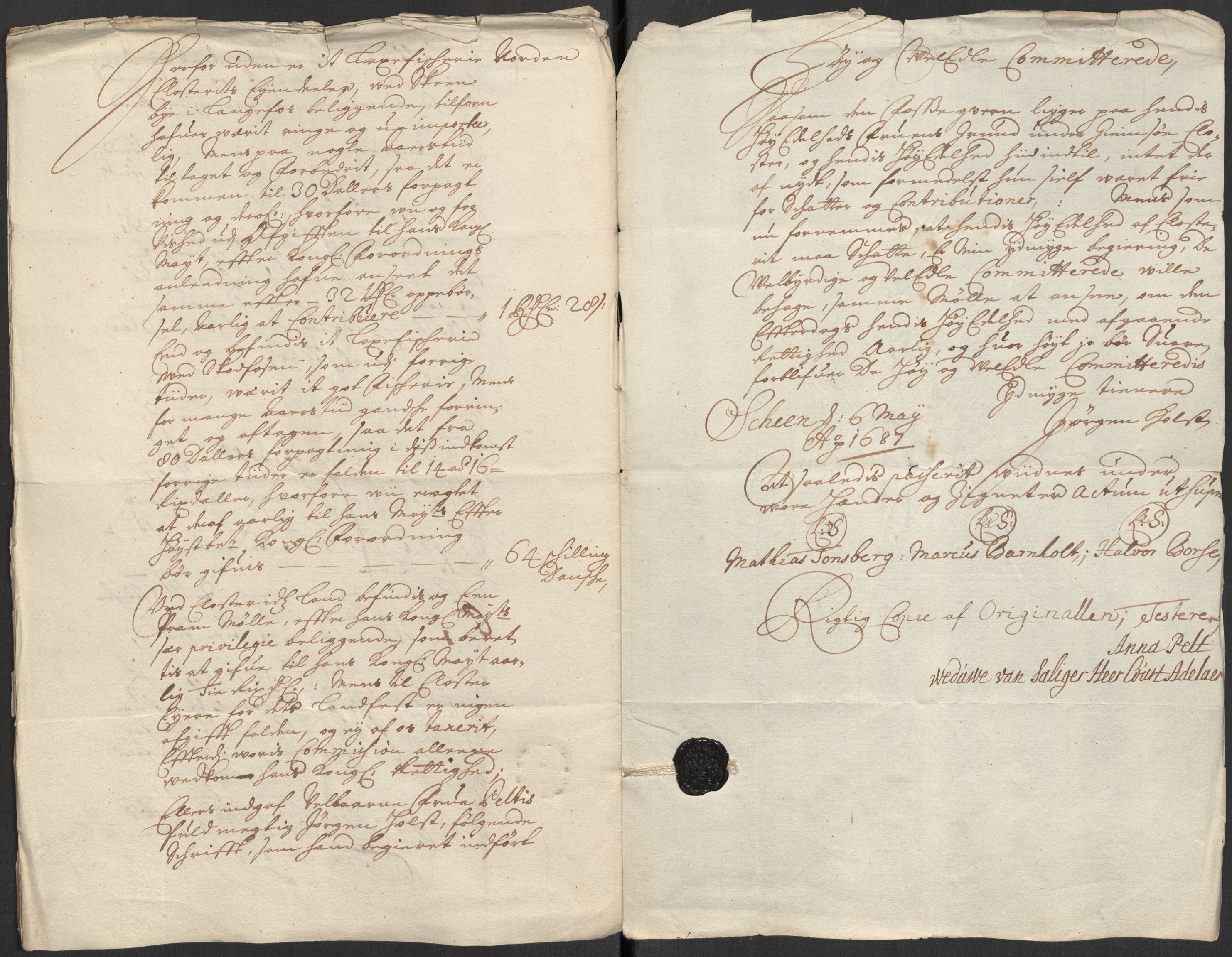 Rentekammeret inntil 1814, Reviderte regnskaper, Fogderegnskap, RA/EA-4092/R35/L2087: Fogderegnskap Øvre og Nedre Telemark, 1687-1689, p. 9