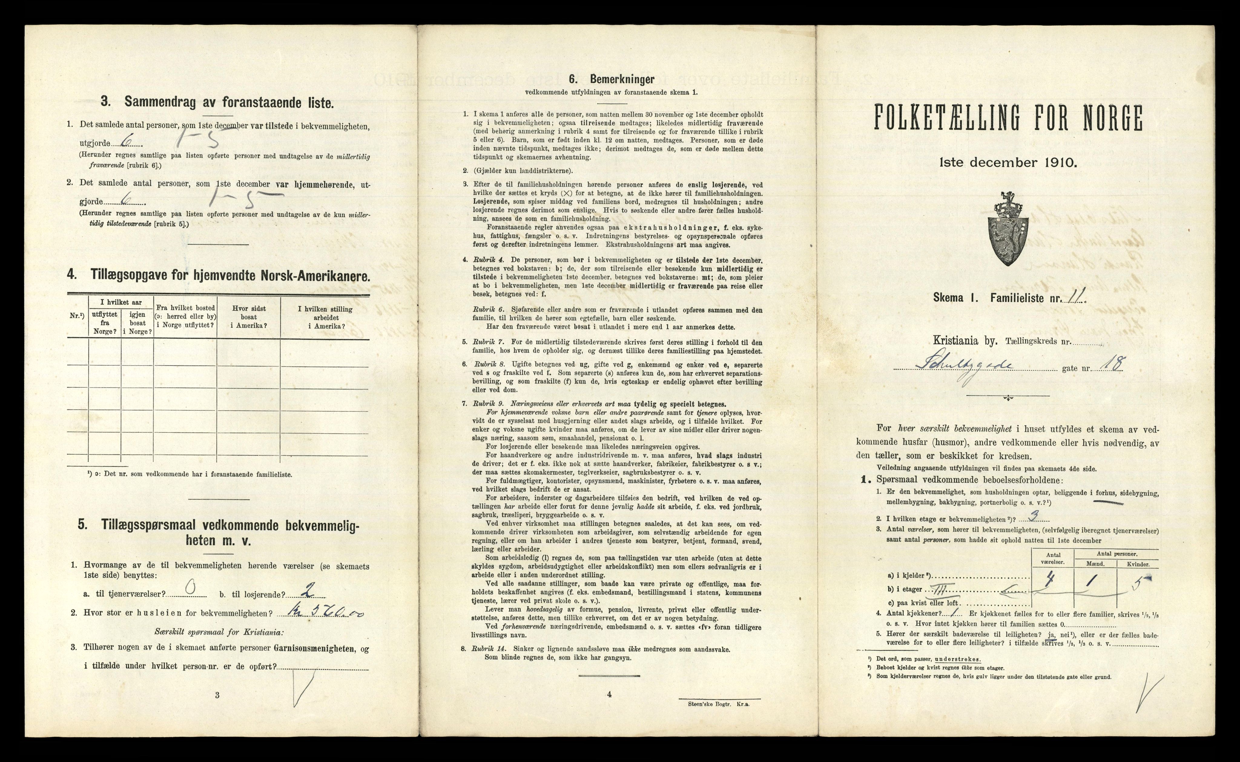 RA, 1910 census for Kristiania, 1910, p. 86665