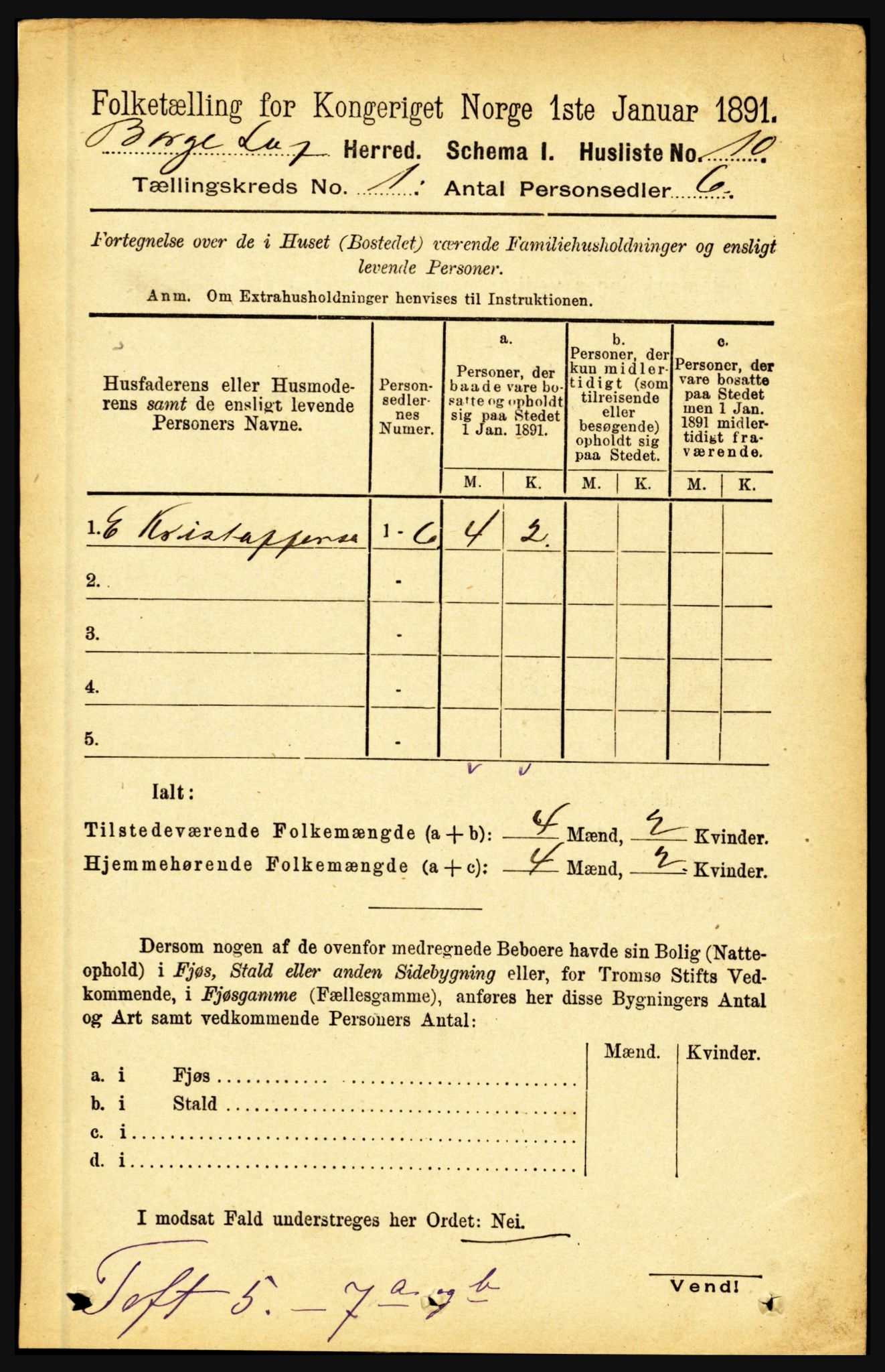 RA, 1891 census for 1862 Borge, 1891, p. 35