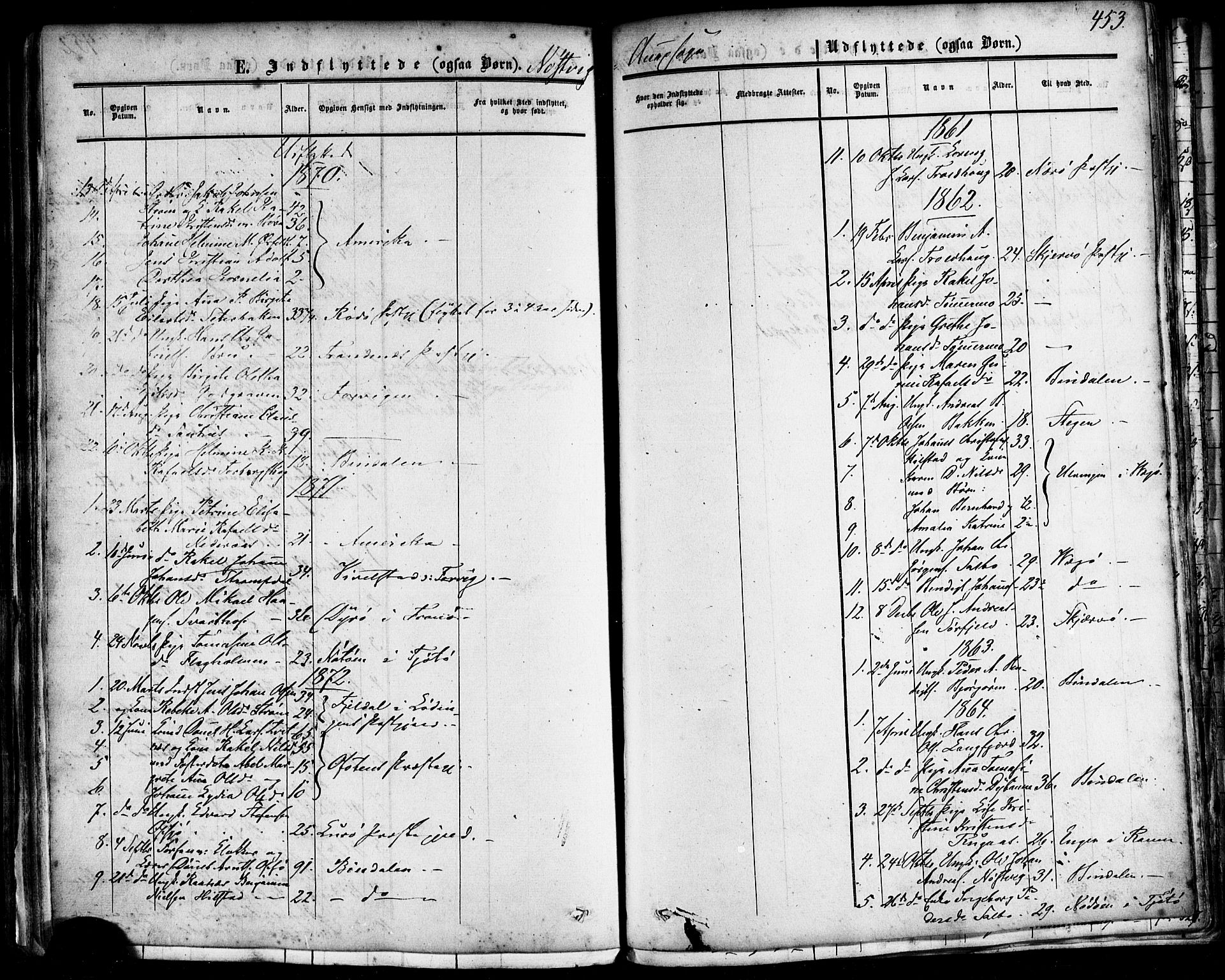 Ministerialprotokoller, klokkerbøker og fødselsregistre - Nordland, AV/SAT-A-1459/814/L0224: Parish register (official) no. 814A05, 1834-1874, p. 453