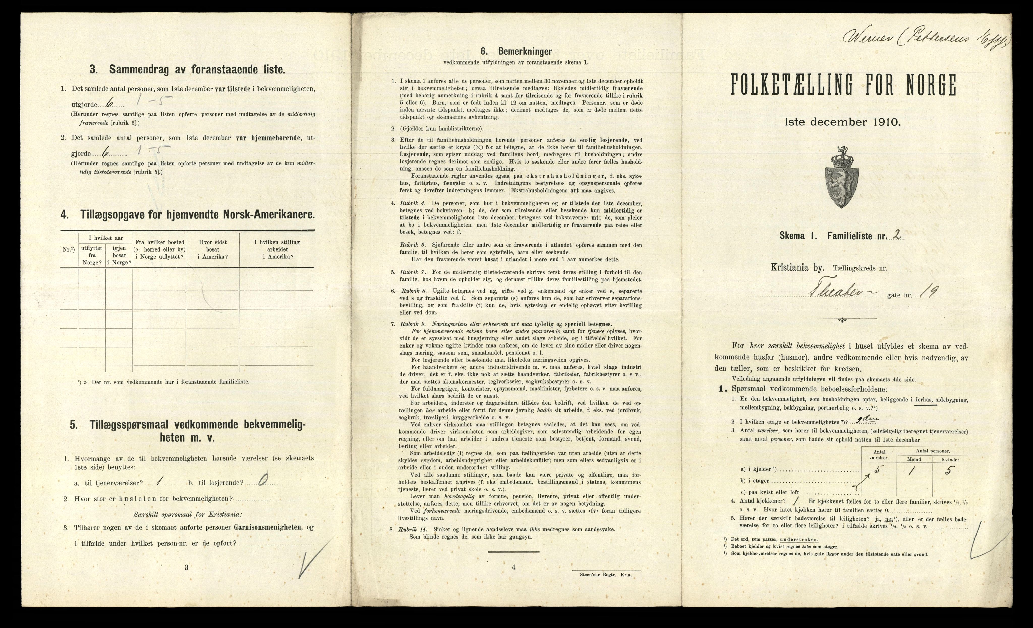 RA, 1910 census for Kristiania, 1910, p. 103191