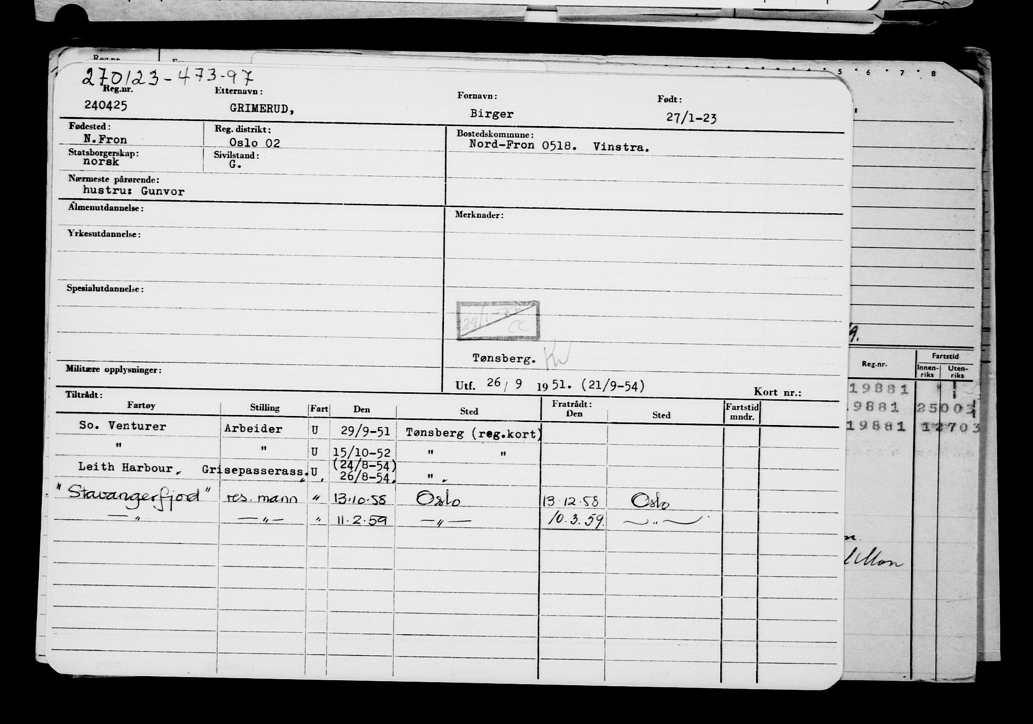 Direktoratet for sjømenn, AV/RA-S-3545/G/Gb/L0214: Hovedkort, 1923, p. 730