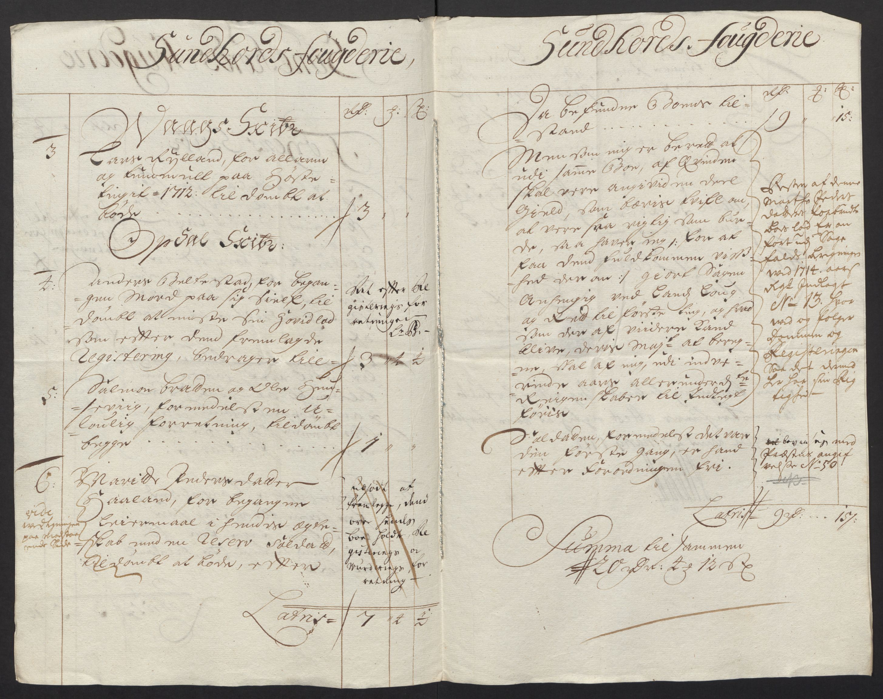 Rentekammeret inntil 1814, Reviderte regnskaper, Fogderegnskap, AV/RA-EA-4092/R48/L2989: Fogderegnskap Sunnhordland og Hardanger, 1713, p. 269