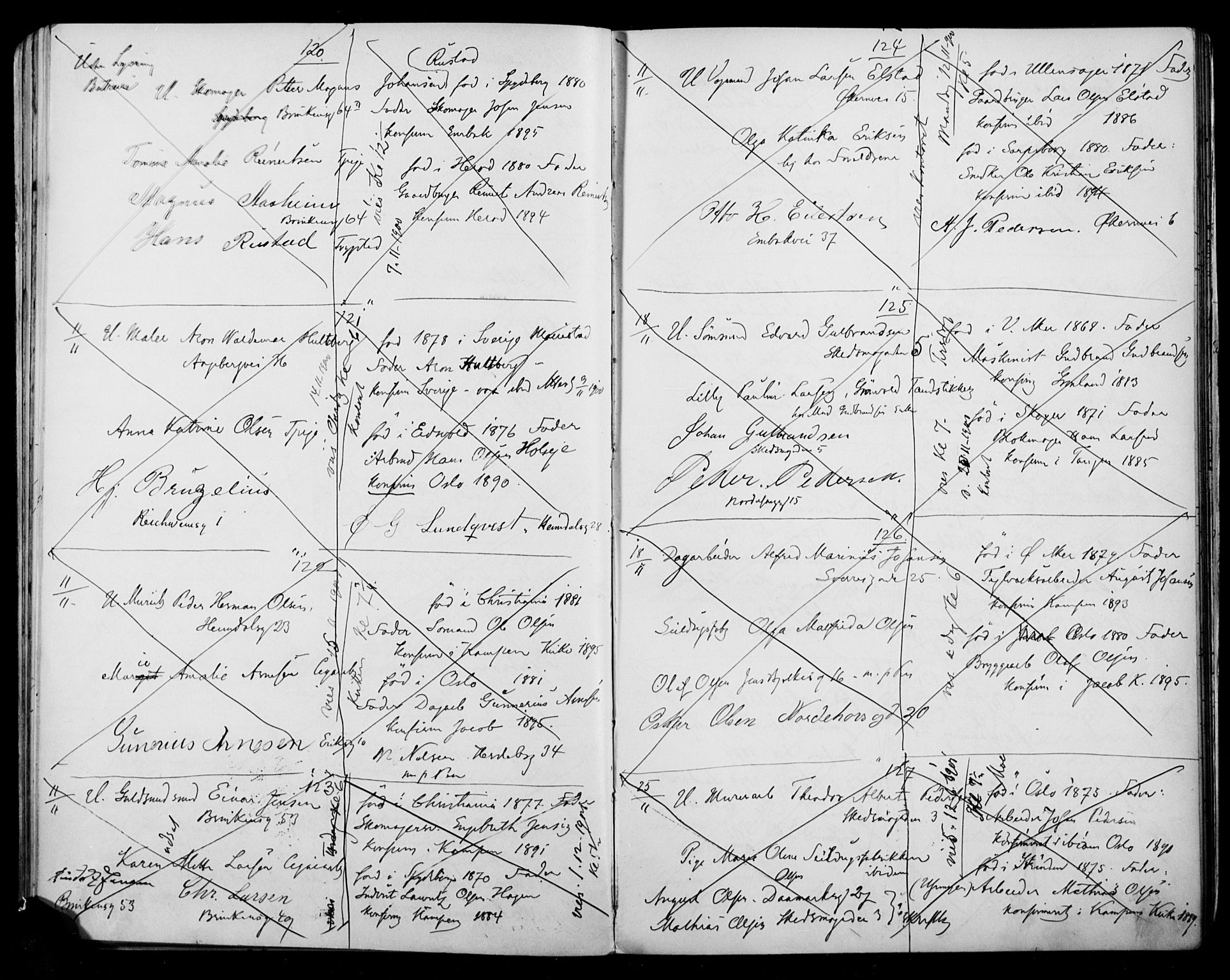 Kampen prestekontor Kirkebøker, AV/SAO-A-10853/H/Ha/L0002: Banns register no. 2, 1899-1907