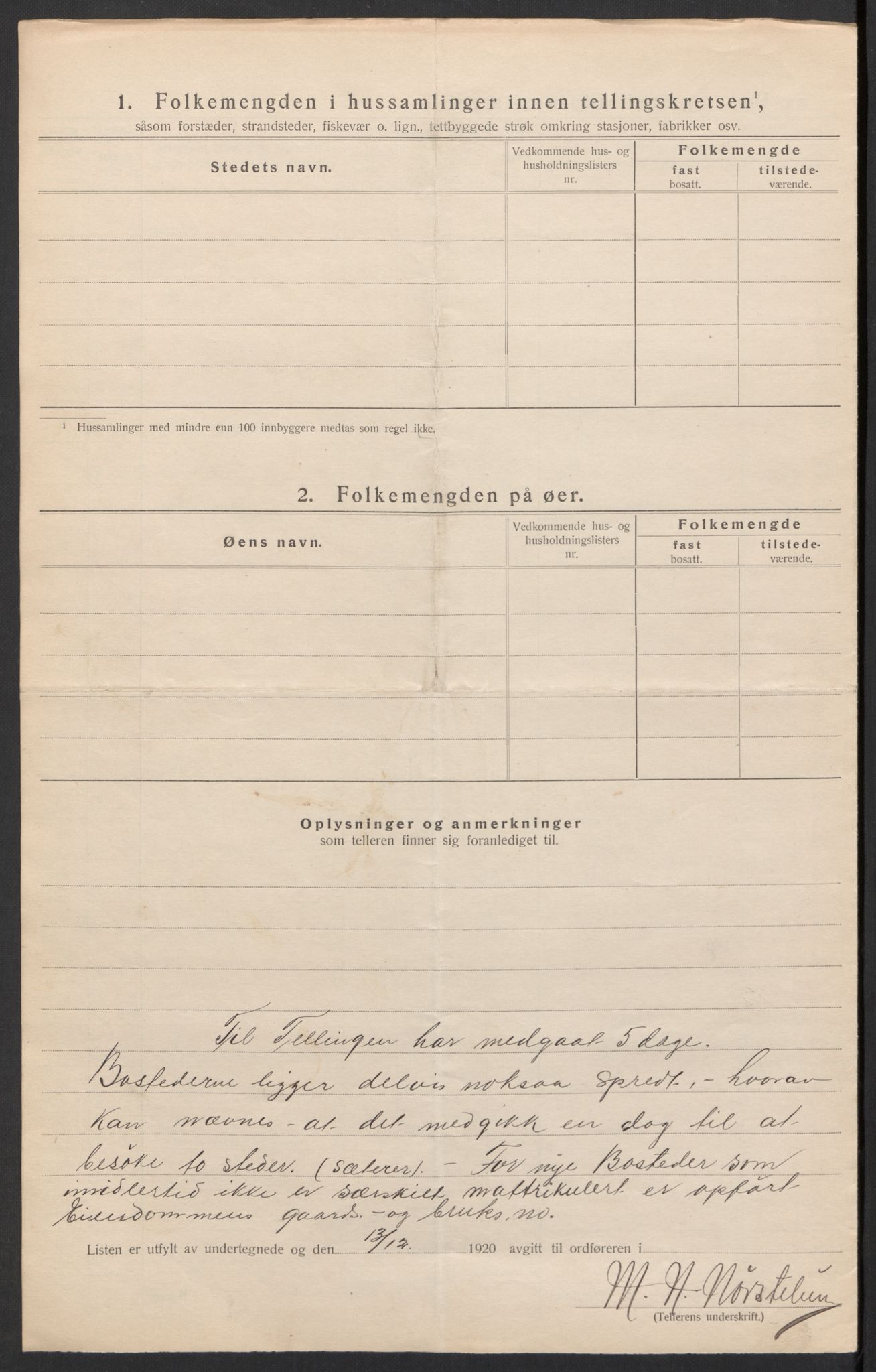 SAH, 1920 census for Torpa, 1920, p. 20