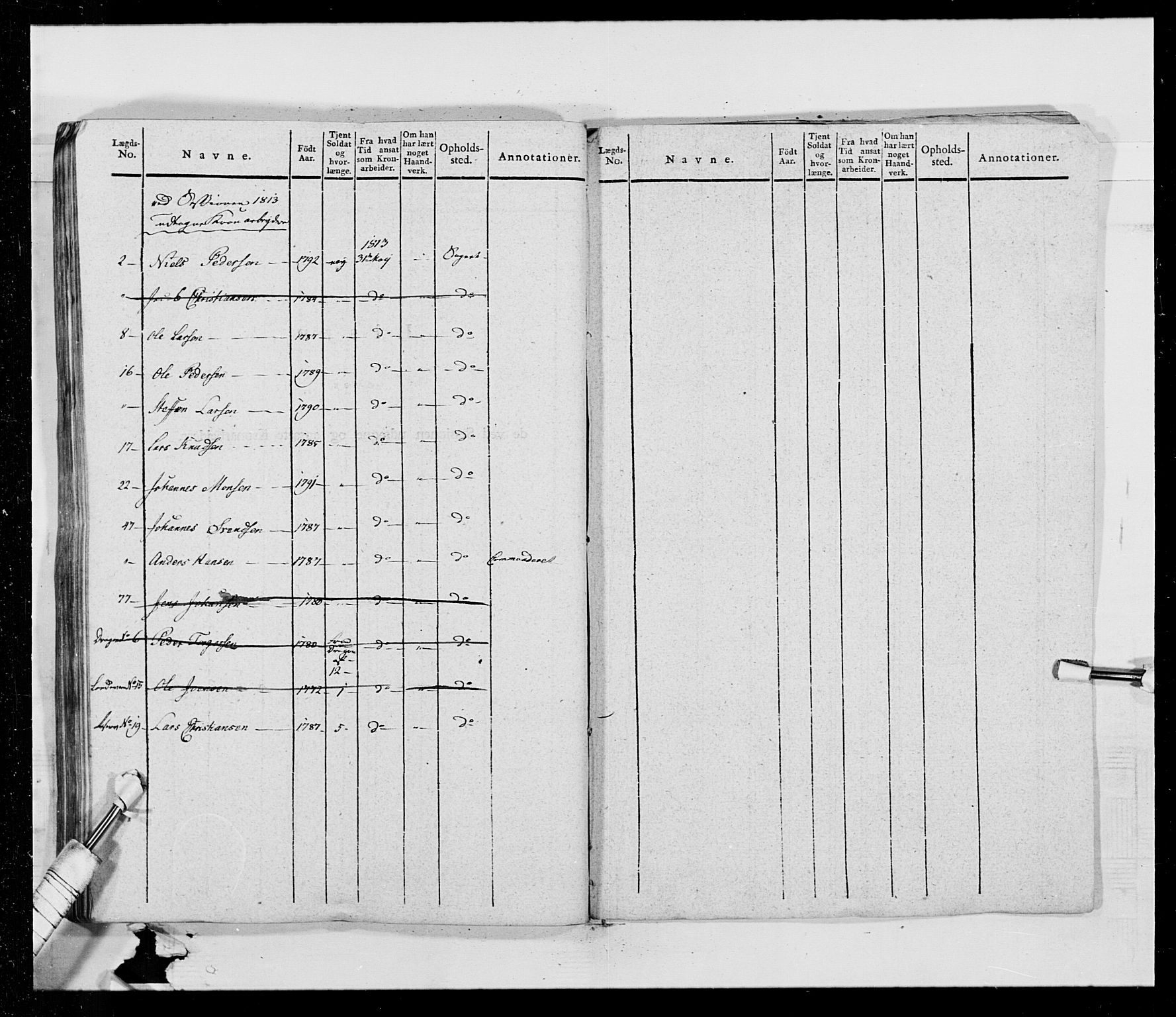 Generalitets- og kommissariatskollegiet, Det kongelige norske kommissariatskollegium, AV/RA-EA-5420/E/Eh/L0014: 3. Sønnafjelske dragonregiment, 1776-1813, p. 452