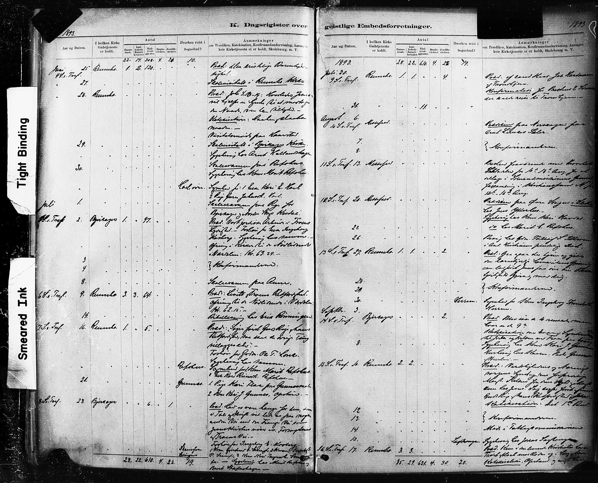Ministerialprotokoller, klokkerbøker og fødselsregistre - Sør-Trøndelag, SAT/A-1456/674/L0871: Parish register (official) no. 674A03, 1880-1896, p. 232