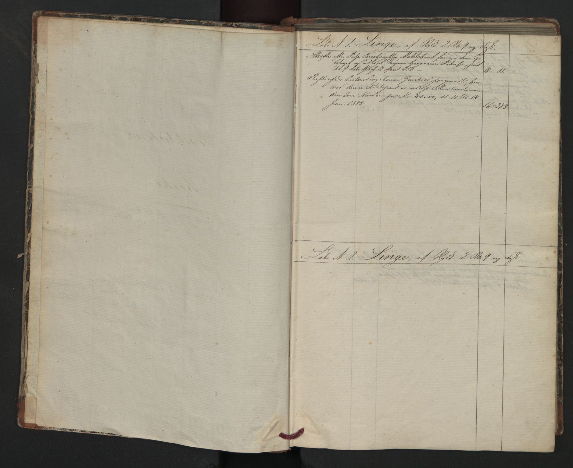 Nordre Sunnmøre sorenskriveri, SAT/A-0006/1/2/2A/L0044: Mortgage register no. 44, 1850-1860, p. 2