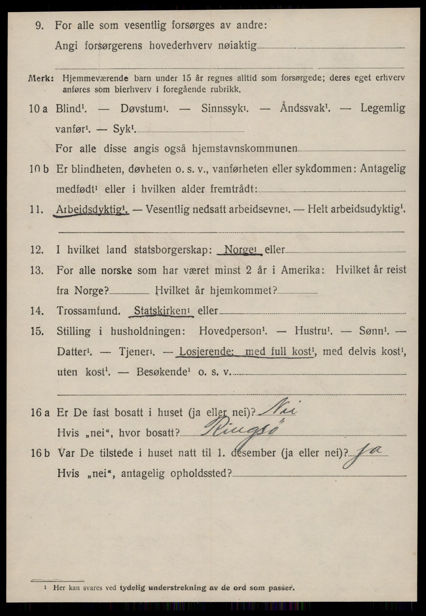 SAT, 1920 census for Edøy, 1920, p. 1749