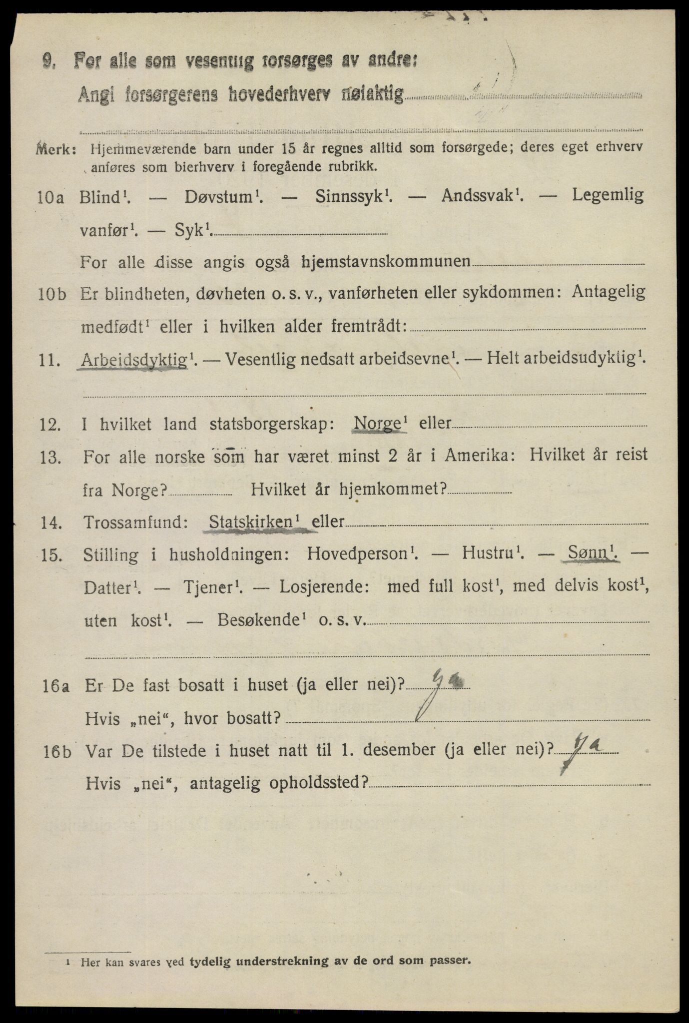 SAO, 1920 census for Askim, 1920, p. 7984