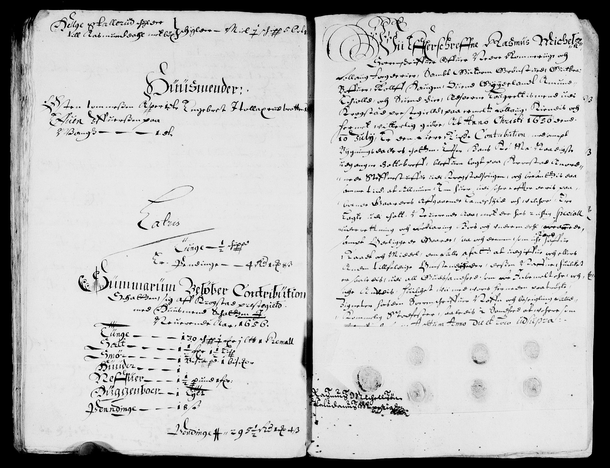 Rentekammeret inntil 1814, Reviderte regnskaper, Lensregnskaper, AV/RA-EA-5023/R/Rb/Rba/L0237: Akershus len, 1656-1657
