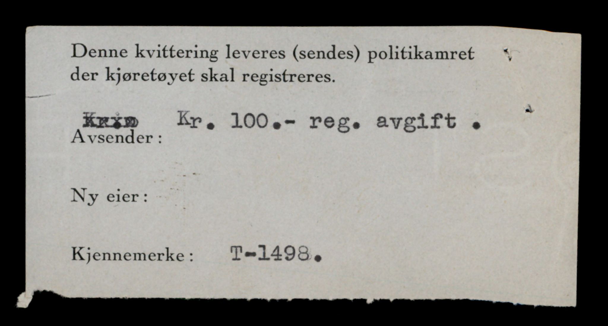 Møre og Romsdal vegkontor - Ålesund trafikkstasjon, SAT/A-4099/F/Fe/L0013: Registreringskort for kjøretøy T 1451 - T 1564, 1927-1998, p. 832