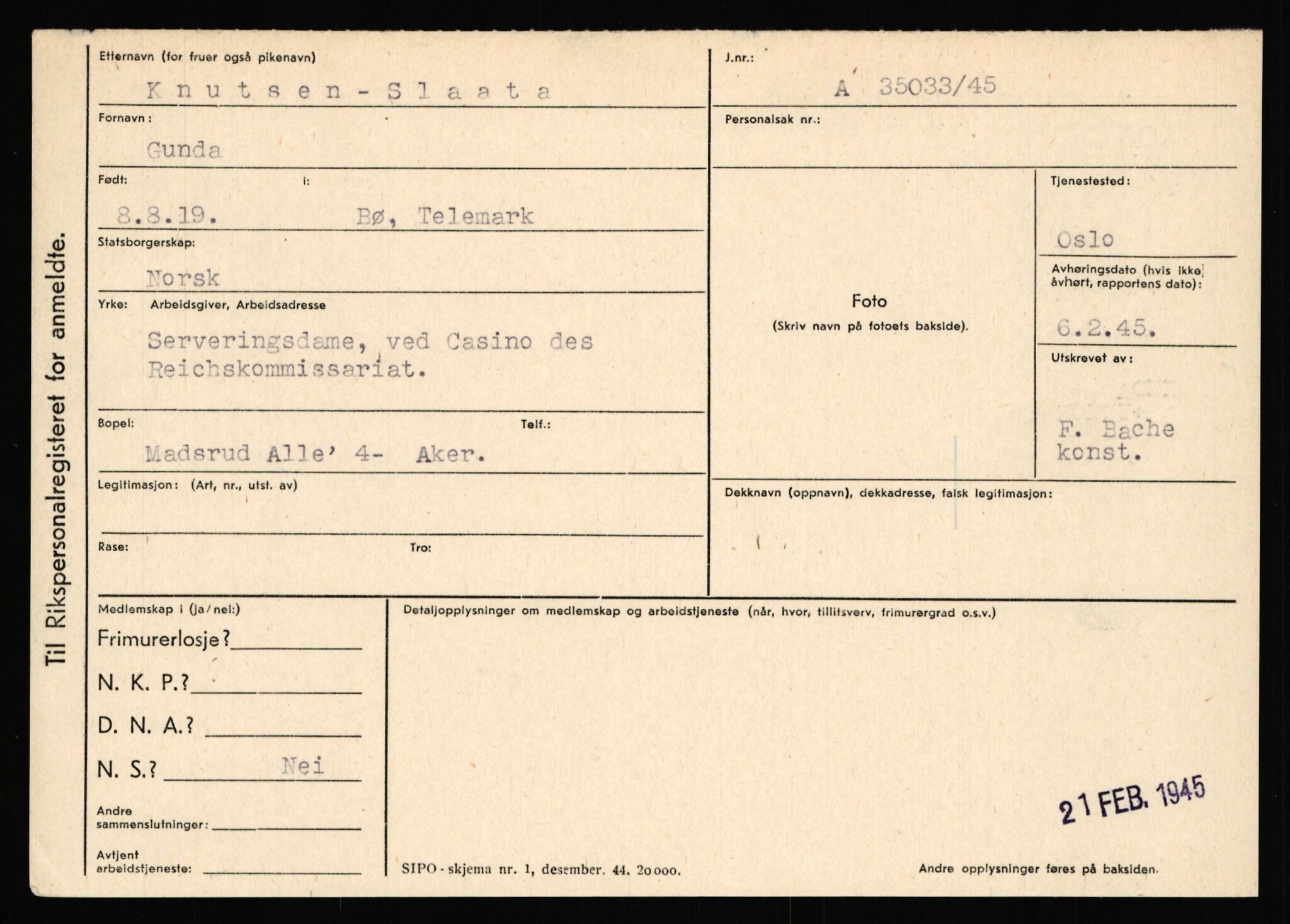 Statspolitiet - Hovedkontoret / Osloavdelingen, AV/RA-S-1329/C/Ca/L0014: Seterlien - Svartås, 1943-1945, p. 1610