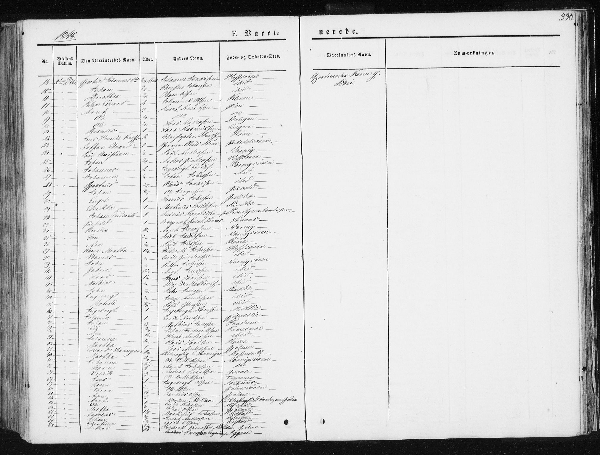 Ministerialprotokoller, klokkerbøker og fødselsregistre - Sør-Trøndelag, SAT/A-1456/668/L0805: Parish register (official) no. 668A05, 1840-1853, p. 330