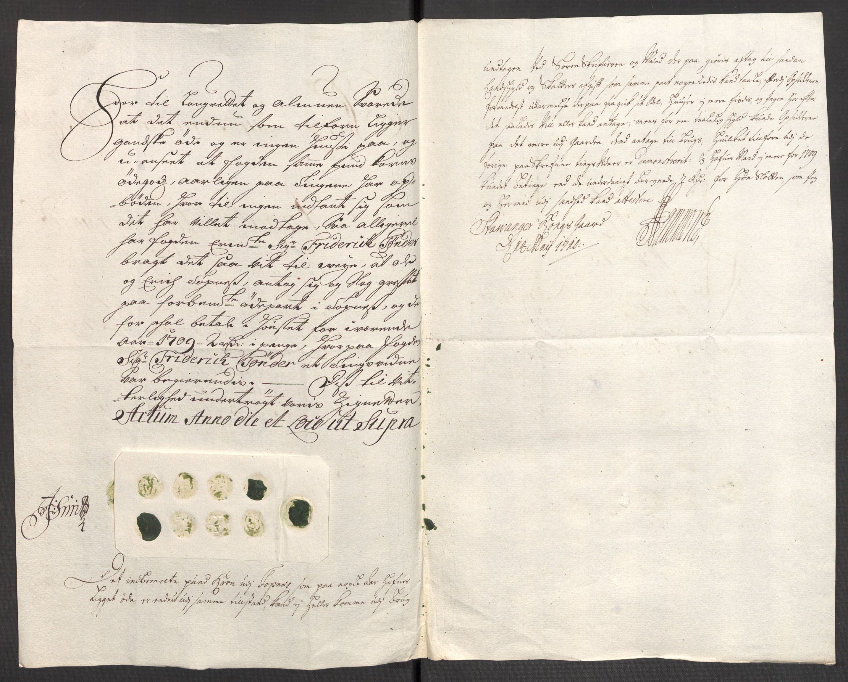 Rentekammeret inntil 1814, Reviderte regnskaper, Fogderegnskap, AV/RA-EA-4092/R47/L2861: Fogderegnskap Ryfylke, 1706-1709, p. 386