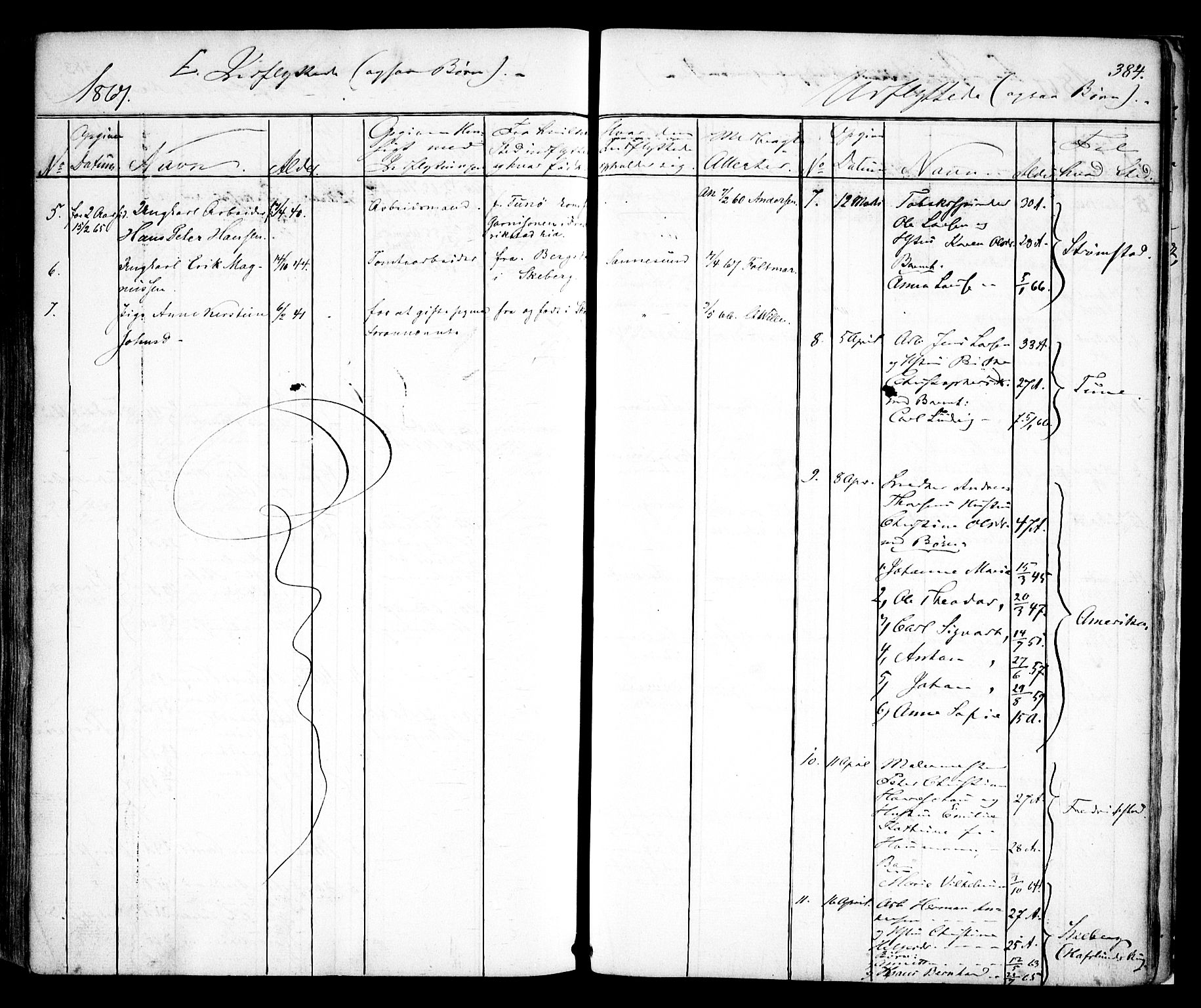 Sarpsborg prestekontor Kirkebøker, AV/SAO-A-2006/F/Fa/L0001: Parish register (official) no. 1, 1859-1868, p. 384