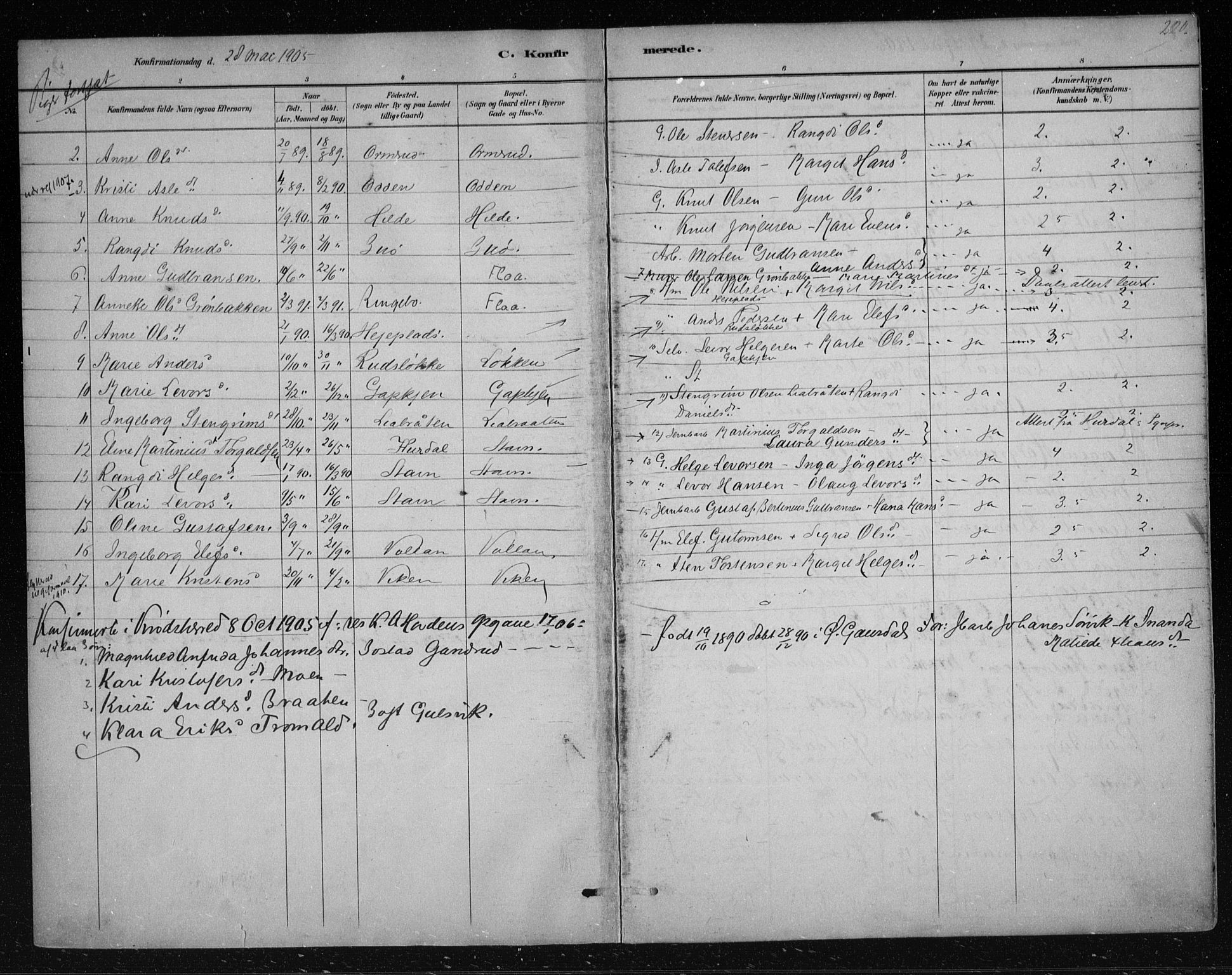 Nes kirkebøker, SAKO/A-236/F/Fa/L0012: Parish register (official) no. 12, 1881-1917, p. 220