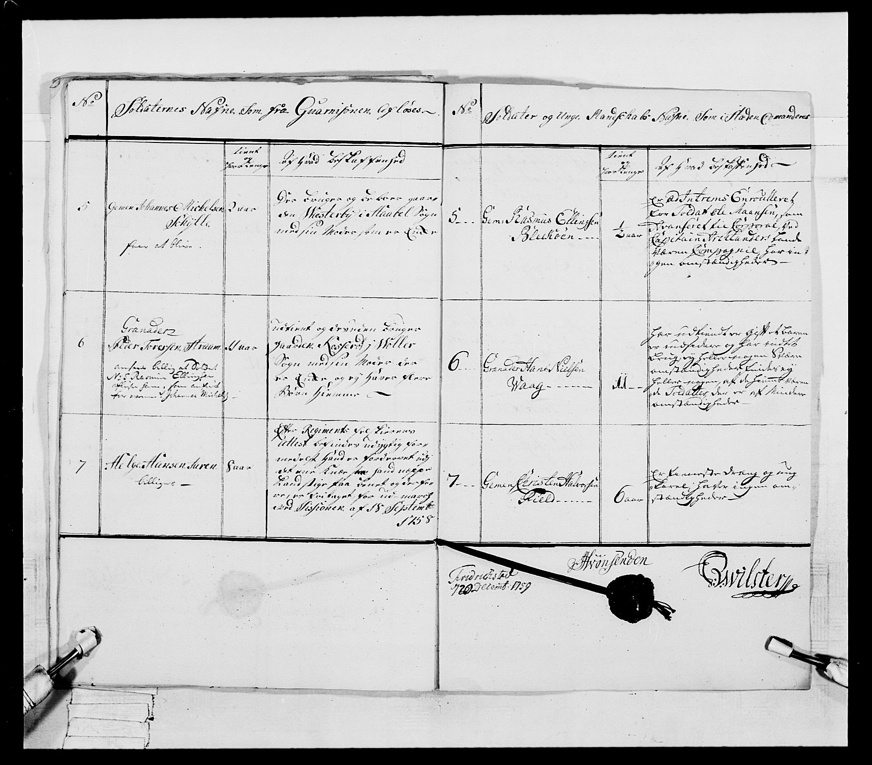 Generalitets- og kommissariatskollegiet, Det kongelige norske kommissariatskollegium, AV/RA-EA-5420/E/Eh/L0051: 1. Smålenske nasjonale infanteriregiment, 1759-1773, p. 28