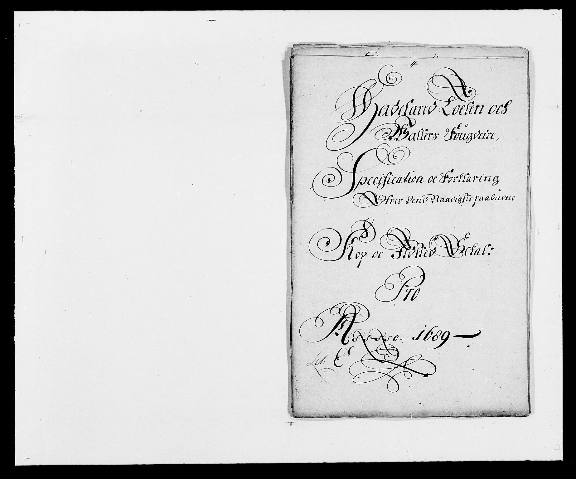 Rentekammeret inntil 1814, Reviderte regnskaper, Fogderegnskap, AV/RA-EA-4092/R18/L1288: Fogderegnskap Hadeland, Toten og Valdres, 1689, p. 206