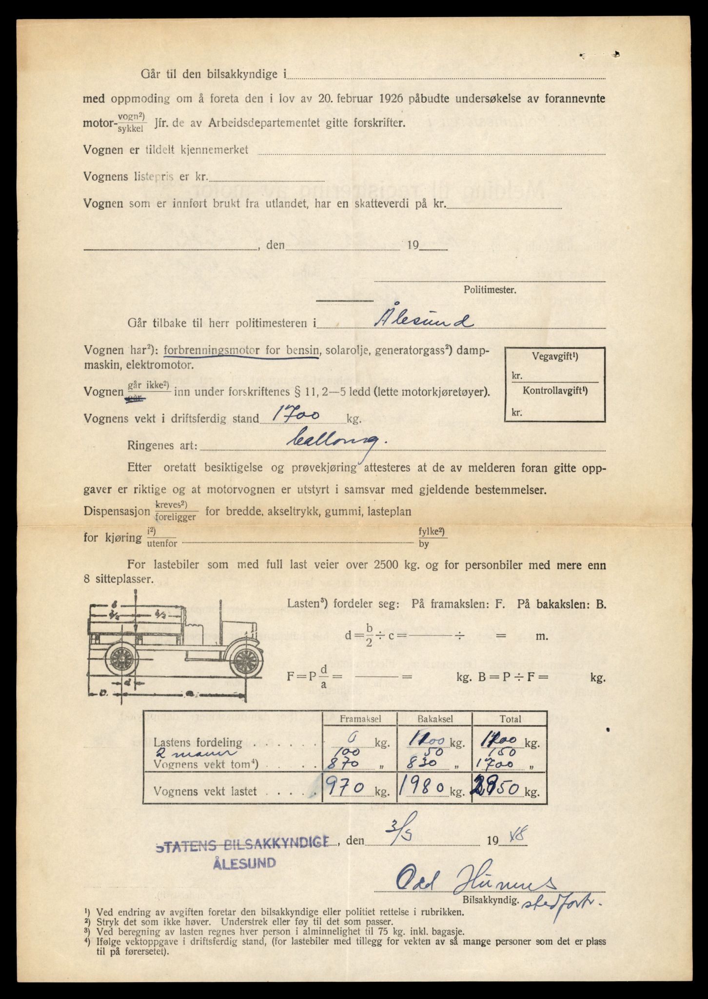 Møre og Romsdal vegkontor - Ålesund trafikkstasjon, AV/SAT-A-4099/F/Fe/L0035: Registreringskort for kjøretøy T 12653 - T 12829, 1927-1998, p. 1059