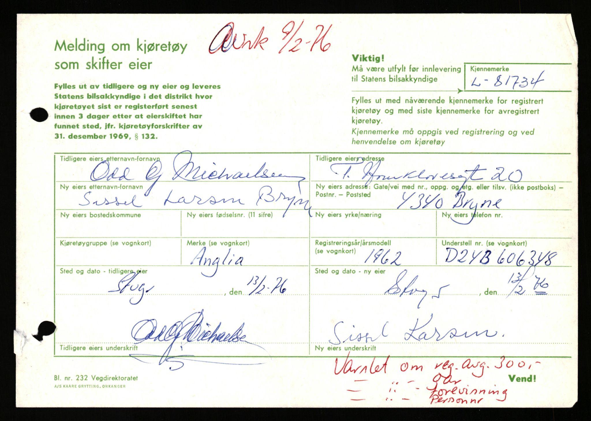 Stavanger trafikkstasjon, AV/SAST-A-101942/0/F/L0071: L-80500 - L-82199, 1930-1971, p. 2099