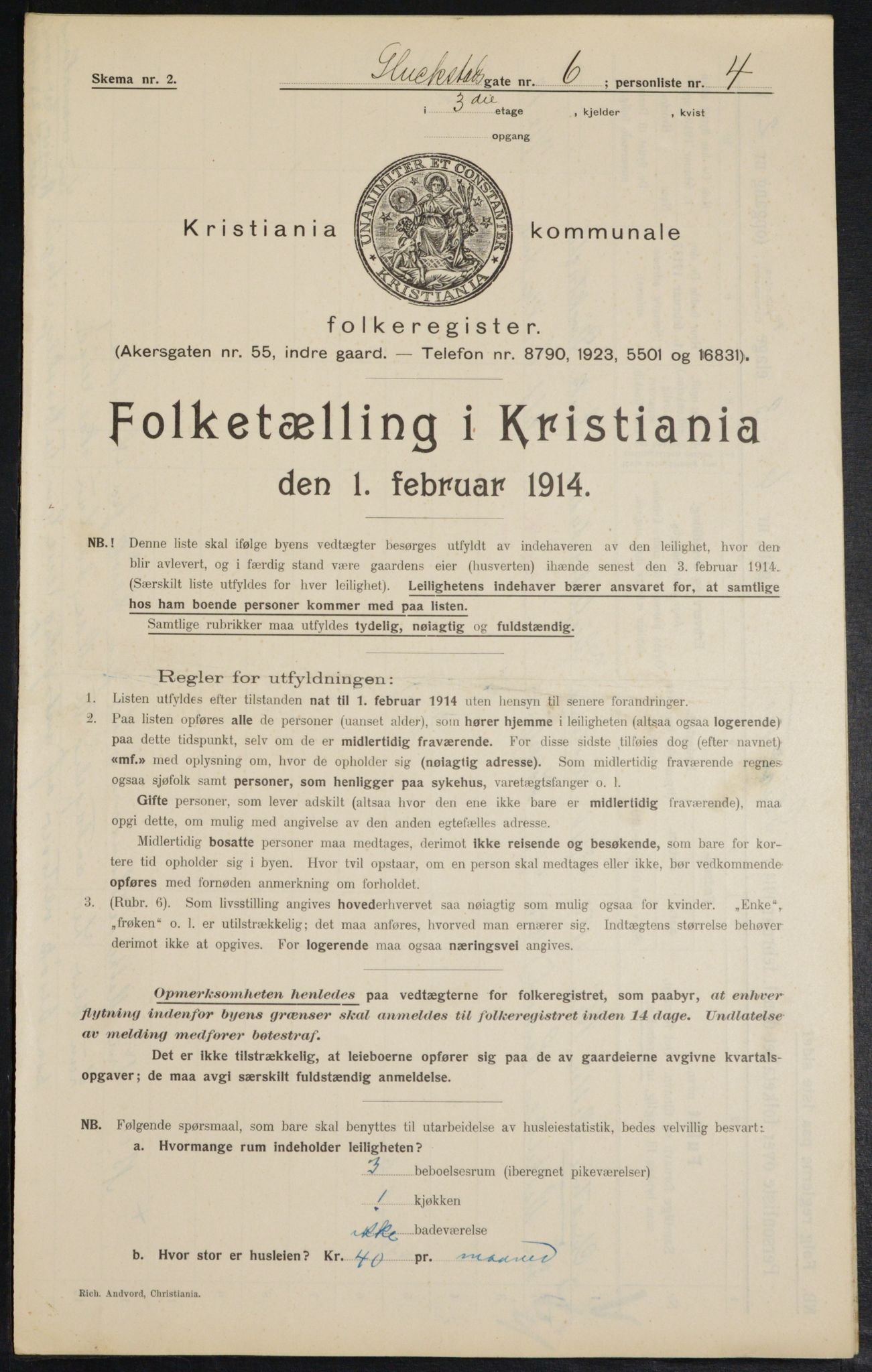 OBA, Municipal Census 1914 for Kristiania, 1914, p. 29642