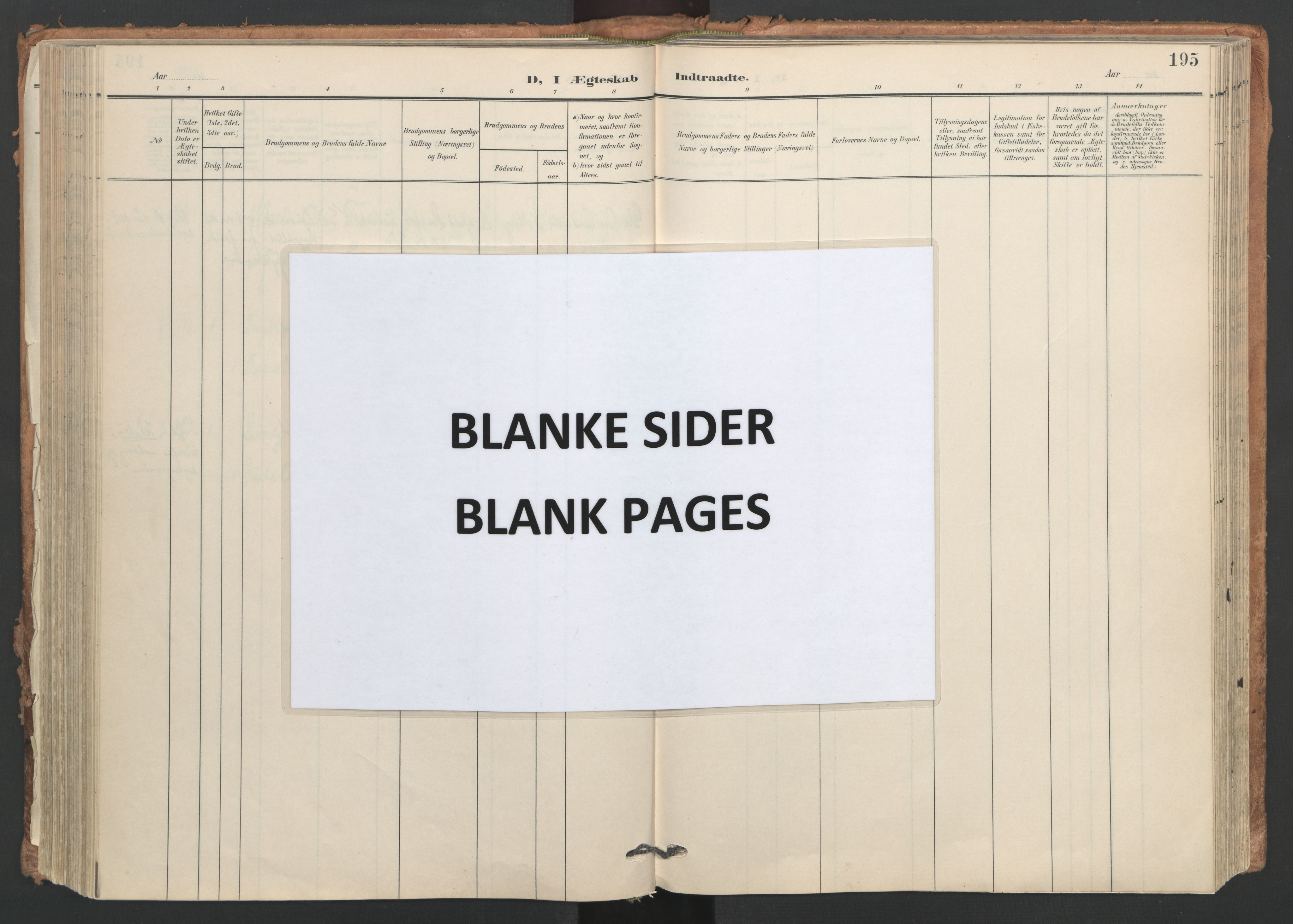 Ministerialprotokoller, klokkerbøker og fødselsregistre - Nord-Trøndelag, SAT/A-1458/749/L0477: Parish register (official) no. 749A11, 1902-1927, p. 195