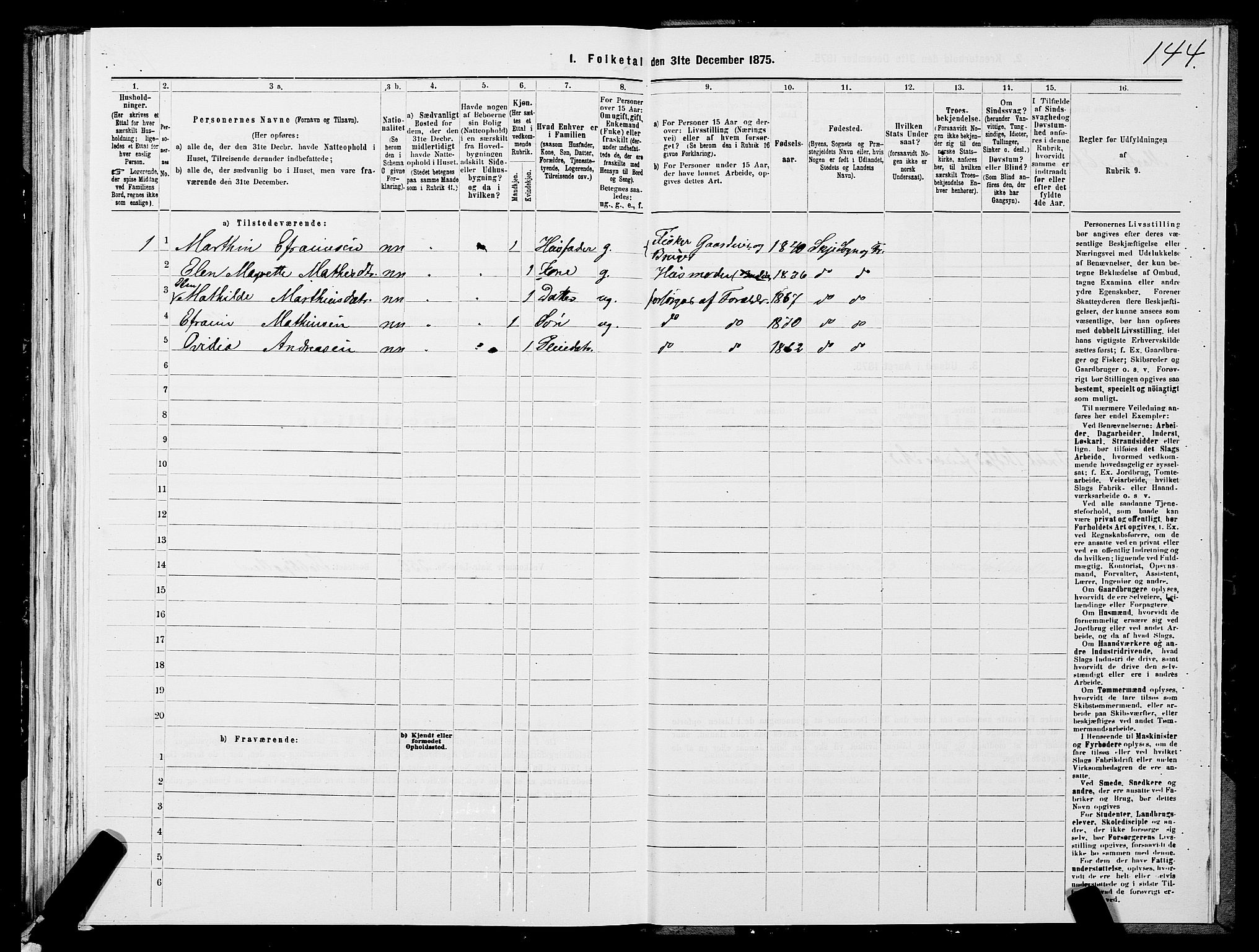 SATØ, 1875 census for 1941P Skjervøy, 1875, p. 5144